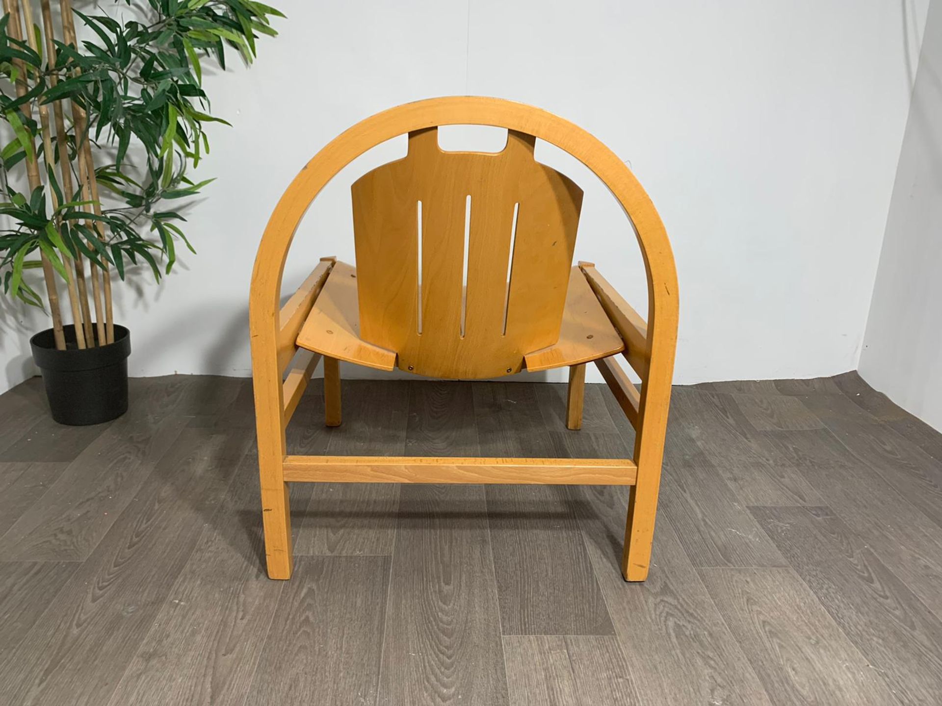 Wood Feature Chair - Image 4 of 6
