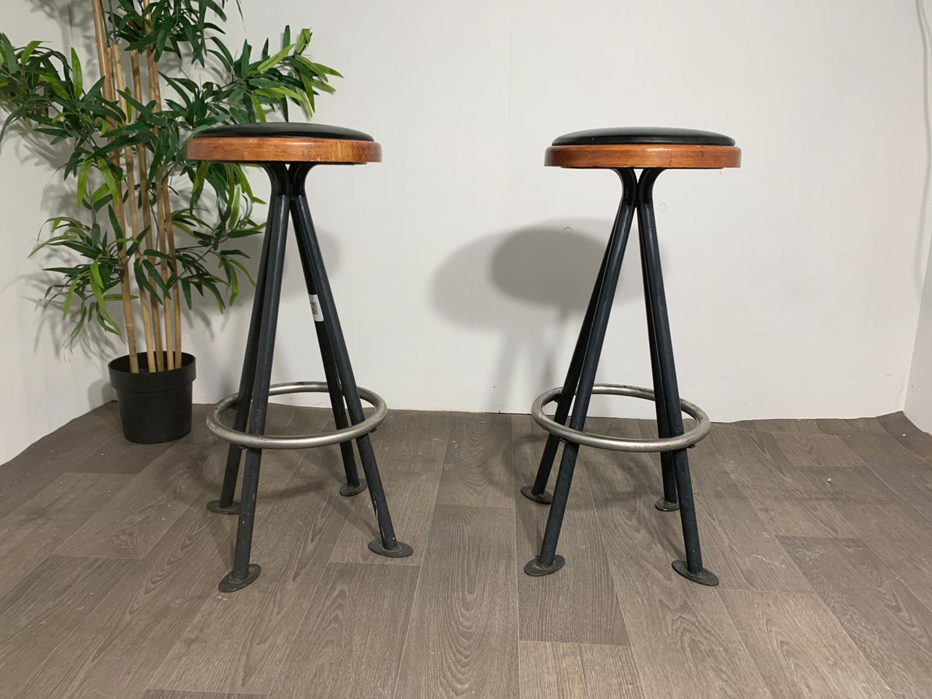 Barstools x2 - Image 3 of 3