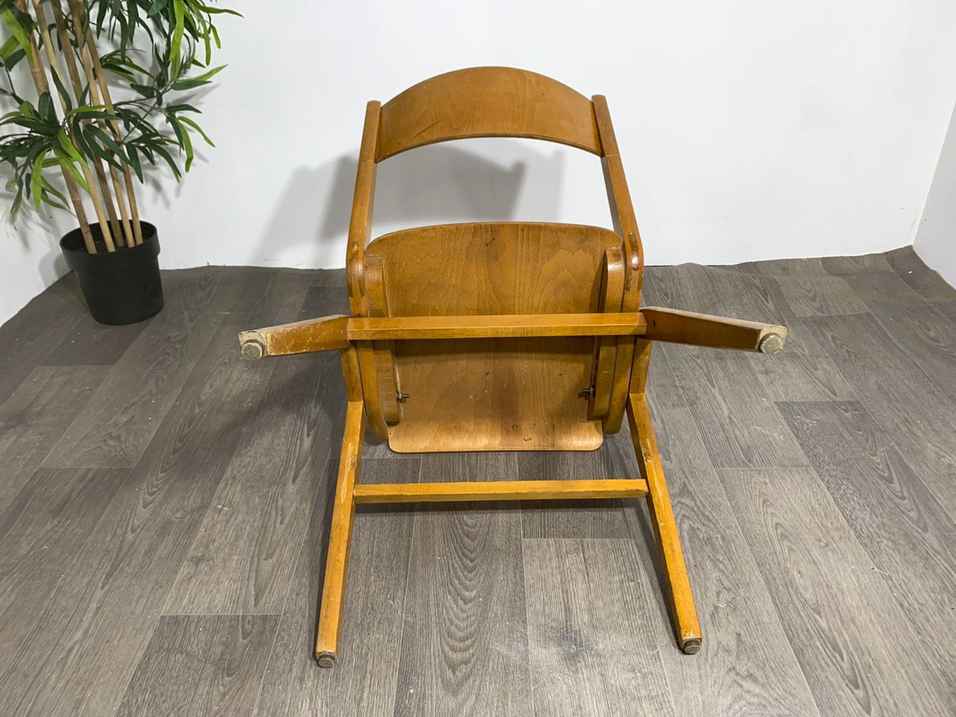 Mid Century Wooden Chair - Image 3 of 3