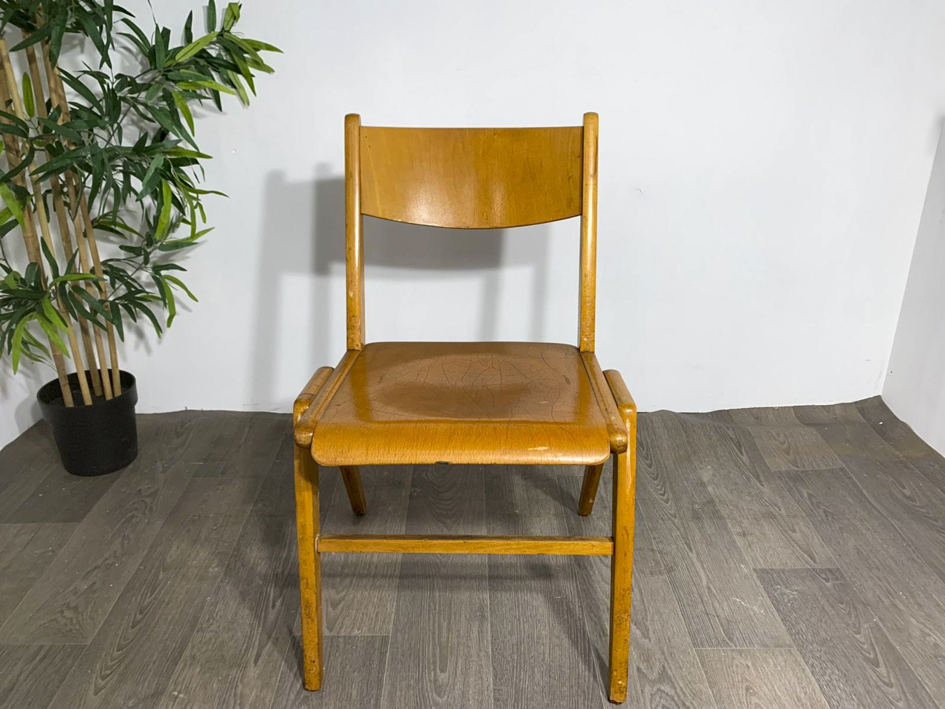 Mid Century Wooden Chair - Image 2 of 3