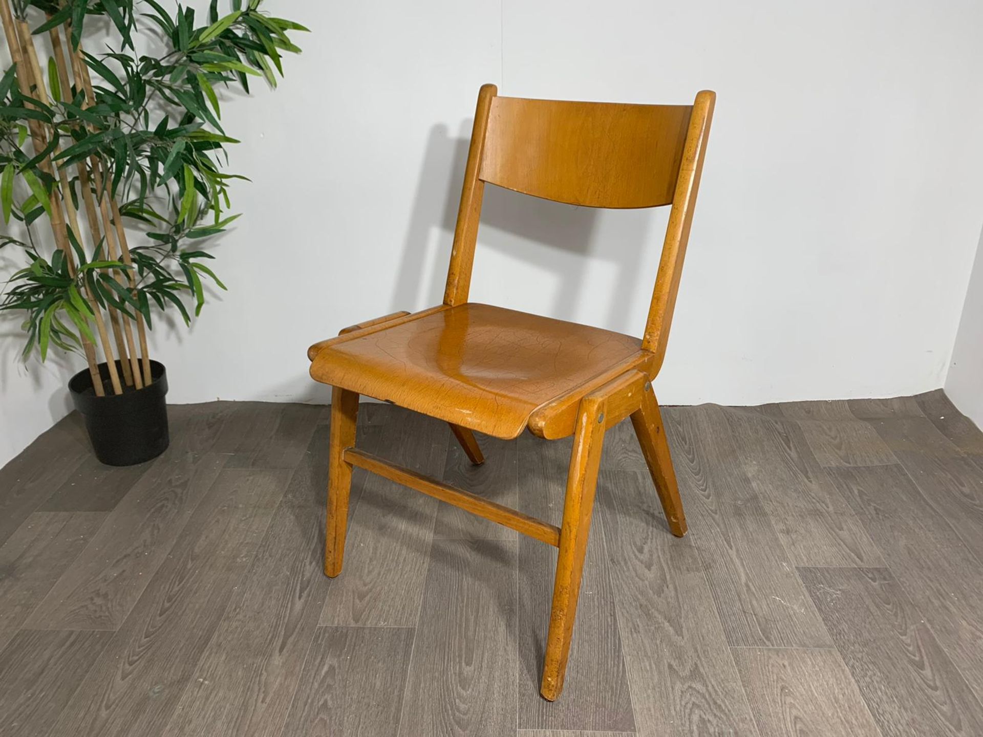 Mid Century Wooden Chair - Image 2 of 6