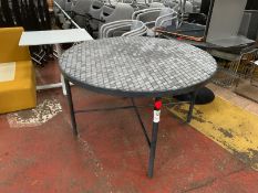 Outdoor Circular Table