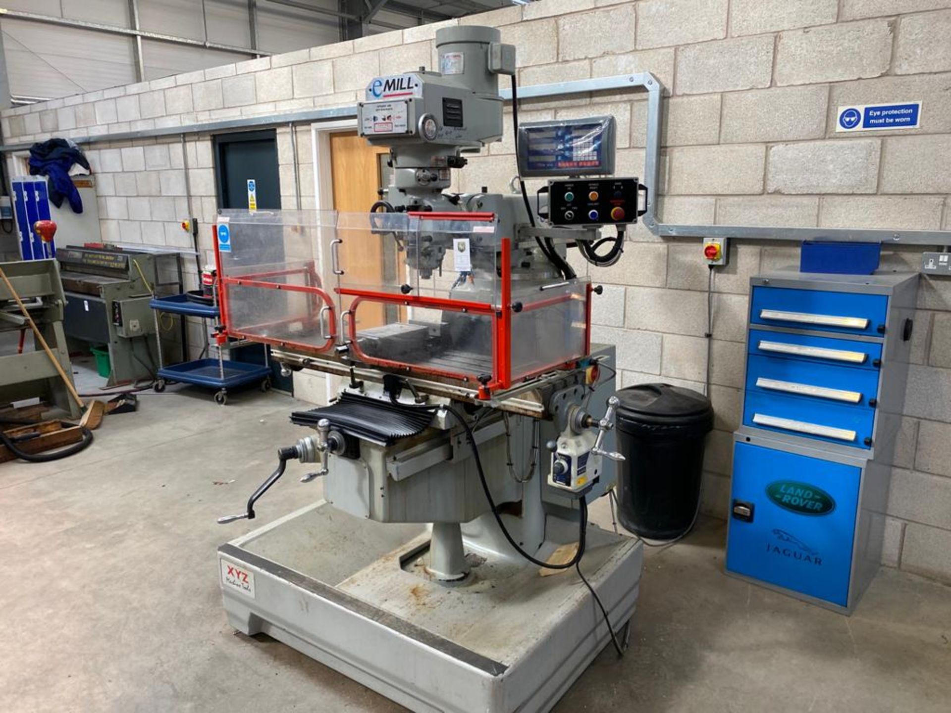 XYZ E-Mill Milling Machine Year of Manufacture 2013 3 Phase Weight ...