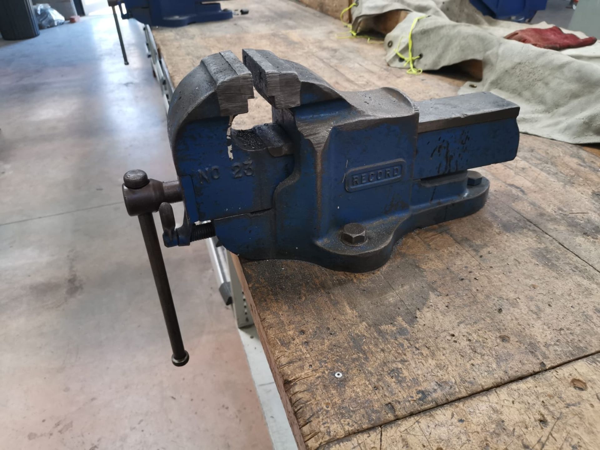 Steel Workbench with Wooden Top - Image 6 of 6