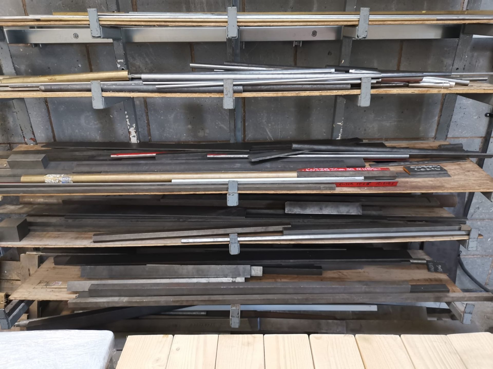 Steel Racking with Various Metal Sheeting - Image 2 of 4