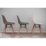8x Moss Grey Dining Chair
