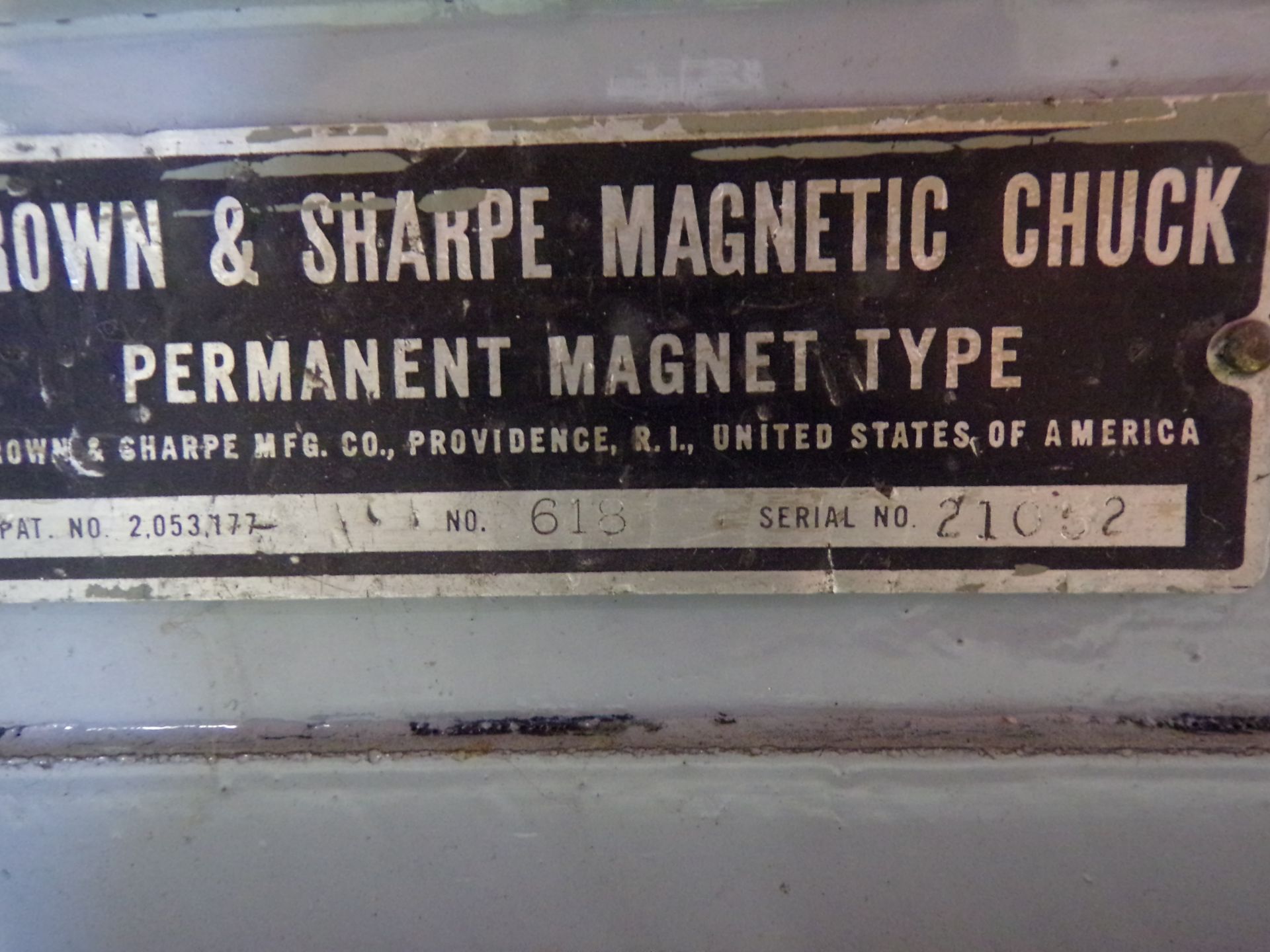 Brown and Sharpe Magnetic Chuck