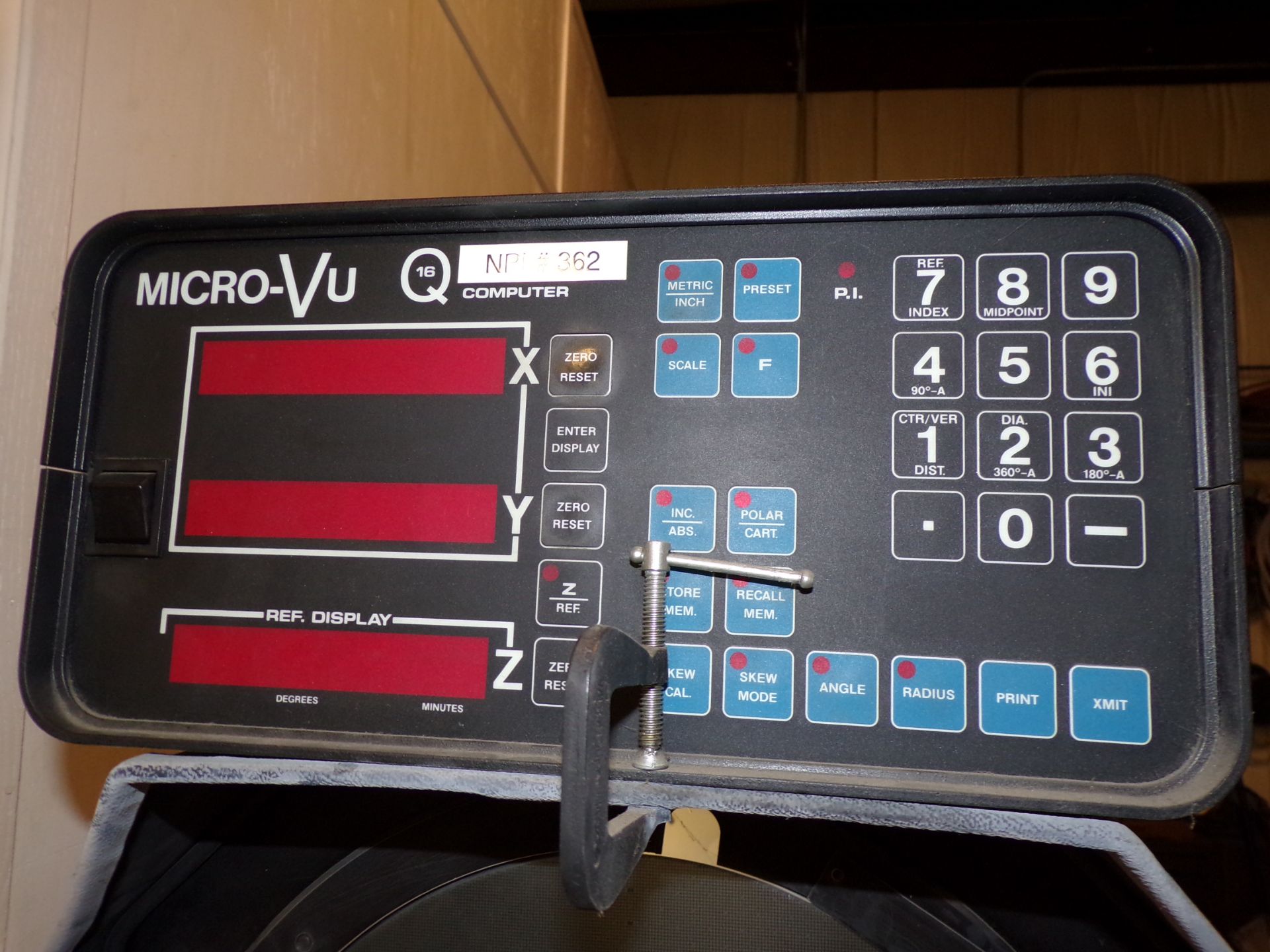 MicroVu Optical Comparator - Image 6 of 8