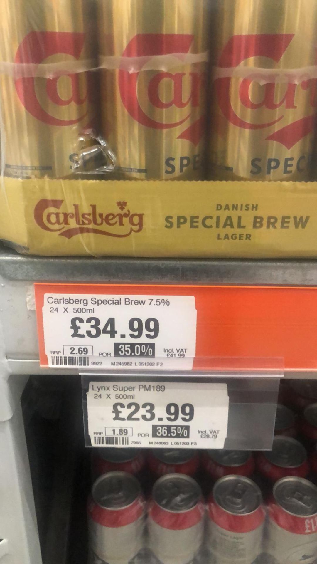 Carlsberg Special Brew - (30 x cases of 24 x 500ml) - Total RRP £1259 - NO VAT - Image 3 of 3