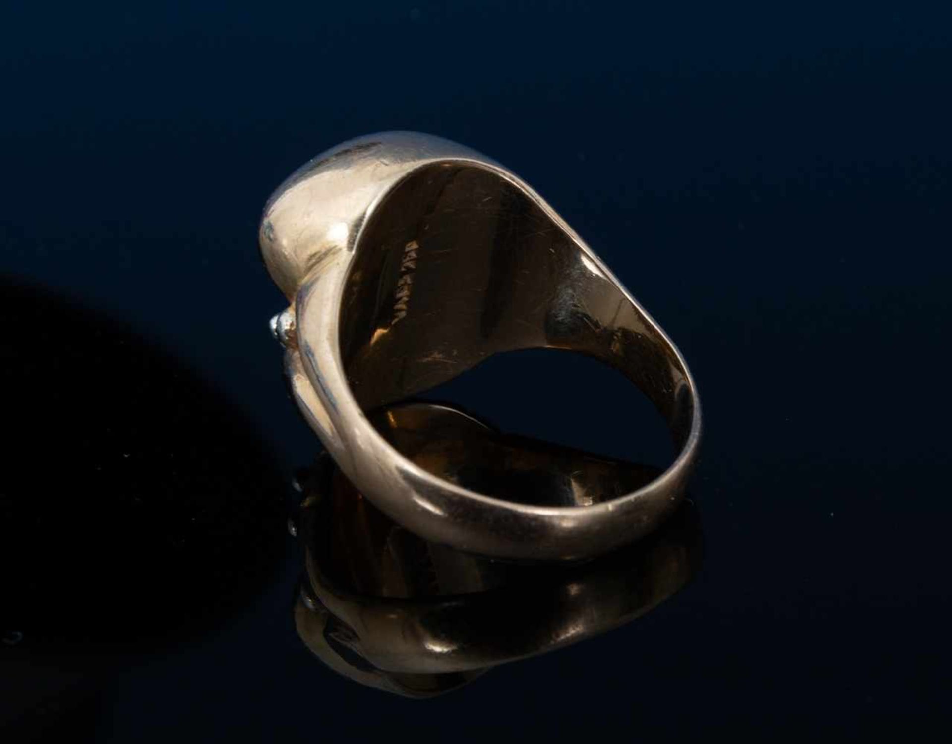 Extravaganter 750er/100er Rosegold/Gelbgold Ring, unisex, Ringinnendurchmesser ca. 18 - 19 mm, - Bild 5 aus 7