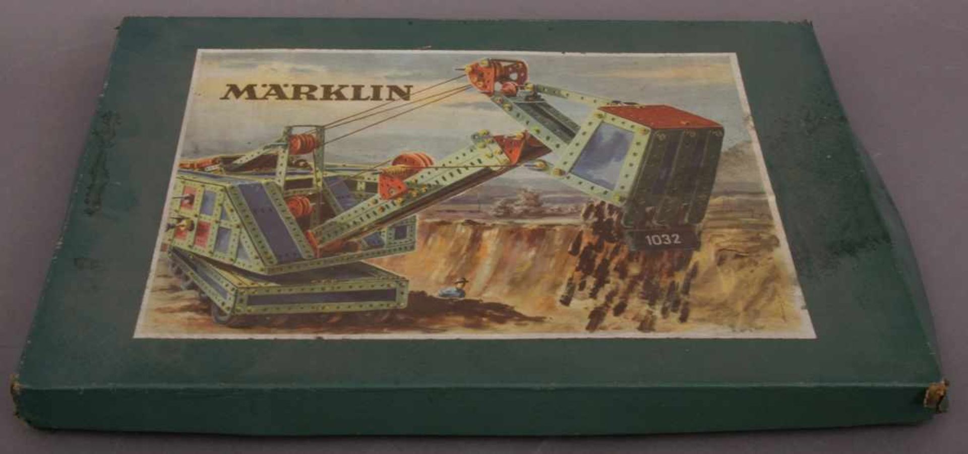 2 "MÄRKLIN METALLBAUKÄSTEN" - Nrn. 1012 & 1032, in orig. Kartonagen, Anleitungsbroschüren. Kästen - Image 2 of 10