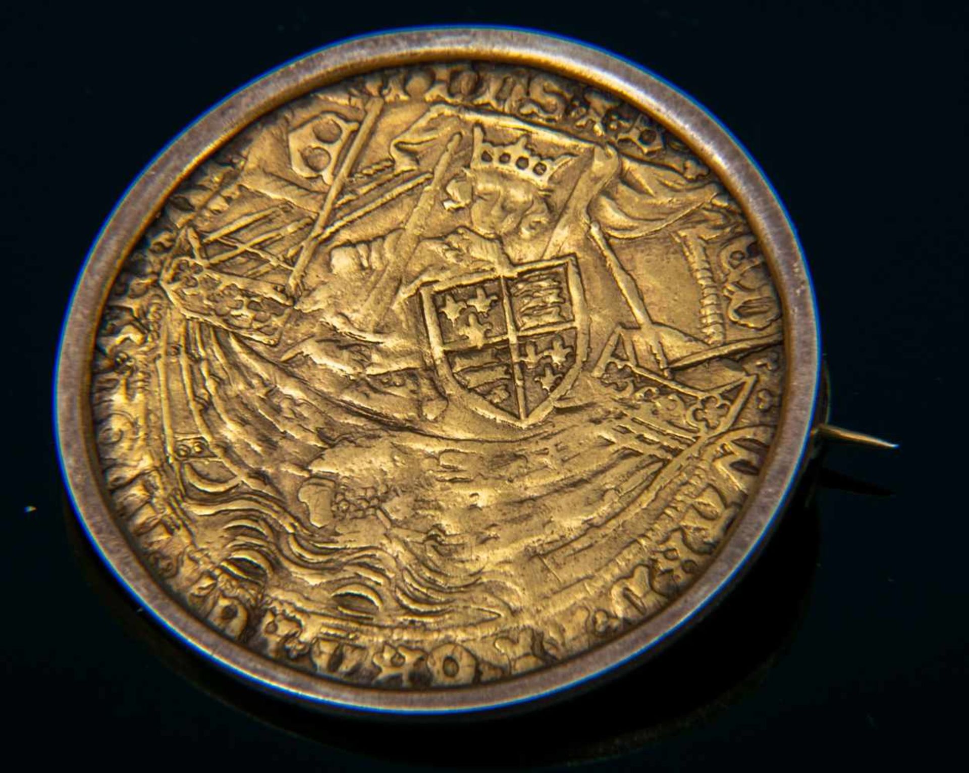 GOLD RYAL / ROSE NOBLE - Goldmünze. England 15. - 17. Jhd., vorderseitig König mit Schwert, Schild & - Bild 7 aus 15