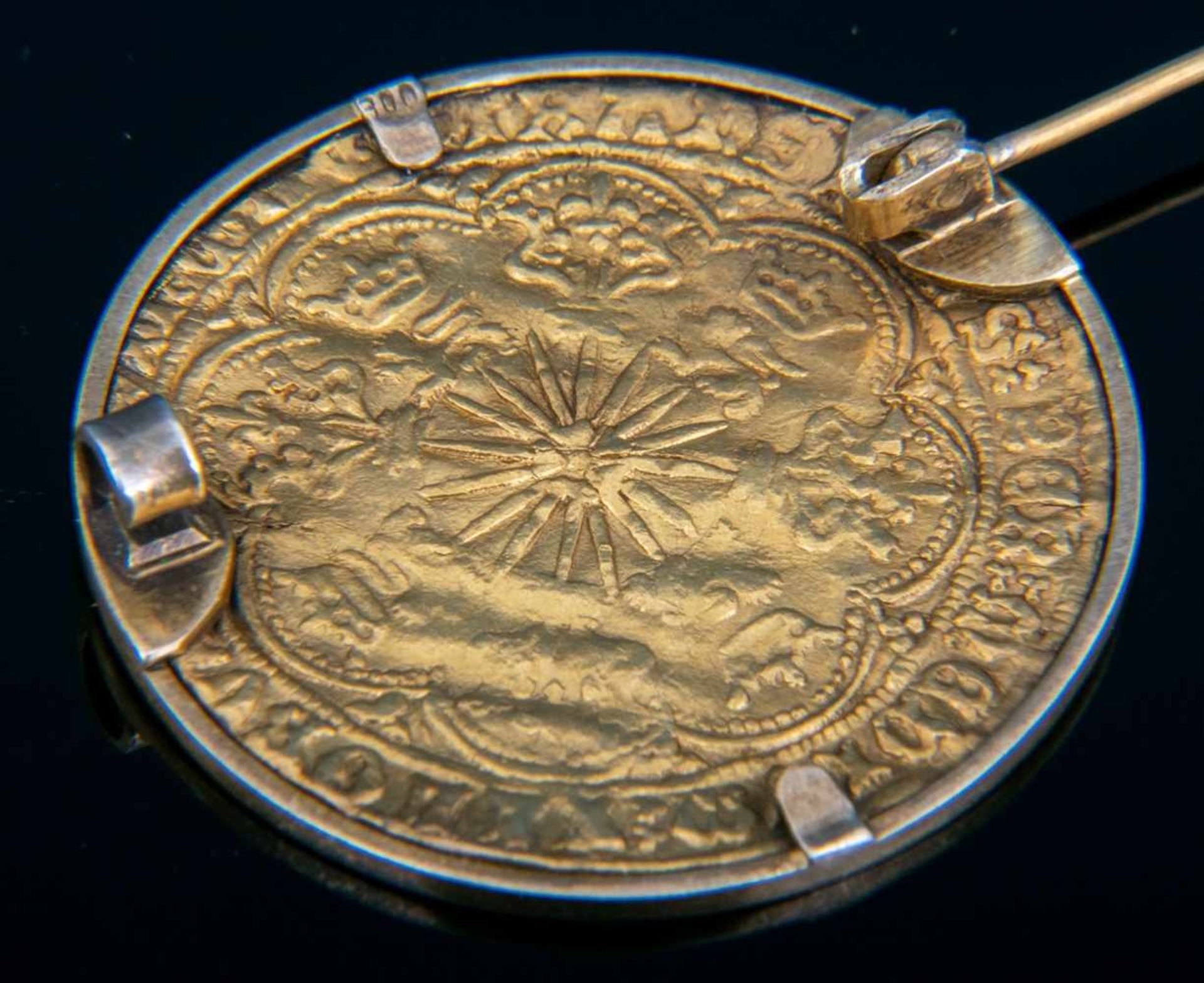 GOLD RYAL / ROSE NOBLE - Goldmünze. England 15. - 17. Jhd., vorderseitig König mit Schwert, Schild & - Bild 15 aus 15