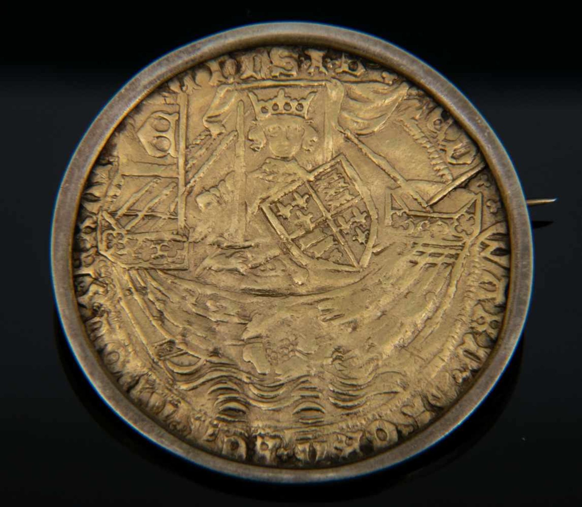 GOLD RYAL / ROSE NOBLE - Goldmünze. England 15. - 17. Jhd., vorderseitig König mit Schwert, Schild & - Bild 2 aus 15
