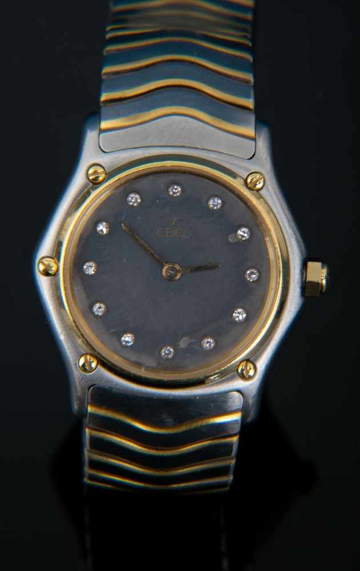 EBEL - CLASSIC WAVE. Gehäuse & Armband in Stahl/Gold Ausführung mit Faltschließe. Ungeprüftes - Bild 4 aus 11