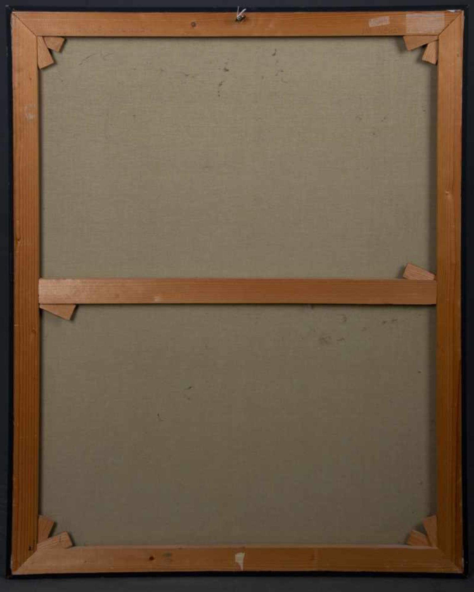 "Im Negev" - Öllasur auf Leinwand, ca. 100 x 80 cm, monogrammiert & datiert unten rechts "WT (19)80" - Bild 6 aus 6