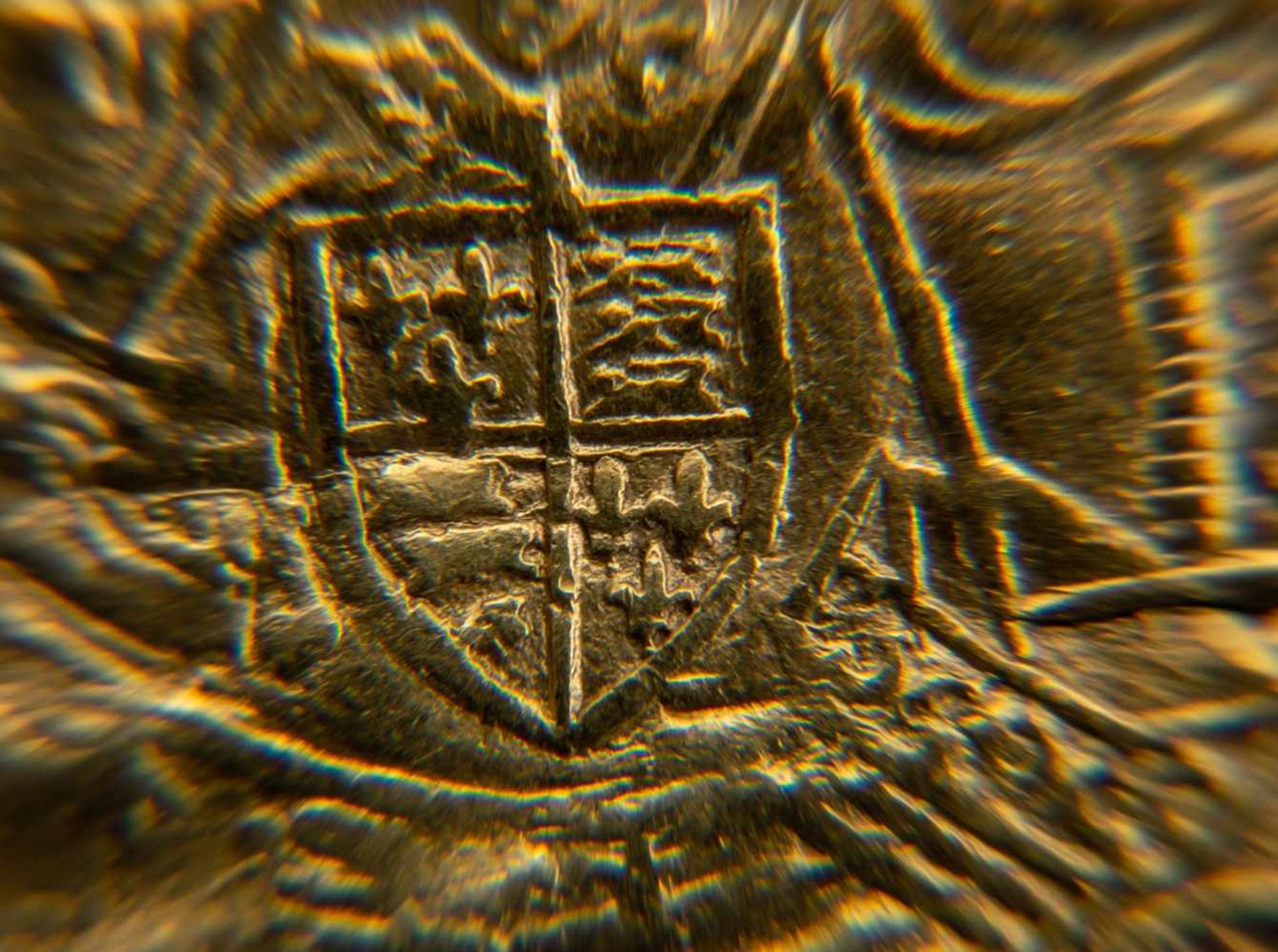 GOLD RYAL / ROSE NOBLE - Goldmünze. England 15. - 17. Jhd., vorderseitig König mit Schwert, Schild & - Bild 5 aus 15