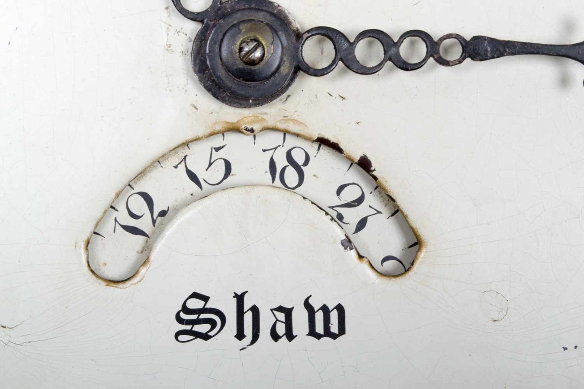 Englische Bodenstanduhr, 19. Jhd., Ziffernblatt bez.: Shaw, Lymington = Harry Shaw, Lymington. - Bild 15 aus 22