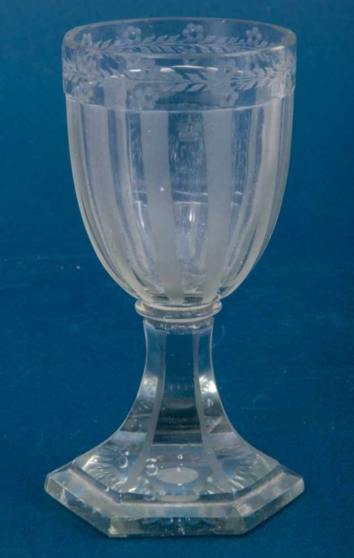 Alter, antiker Glasflakon, grün-weißlich durchgewirktes Schlierenglas, wohl Murano/Italien, - Image 2 of 6
