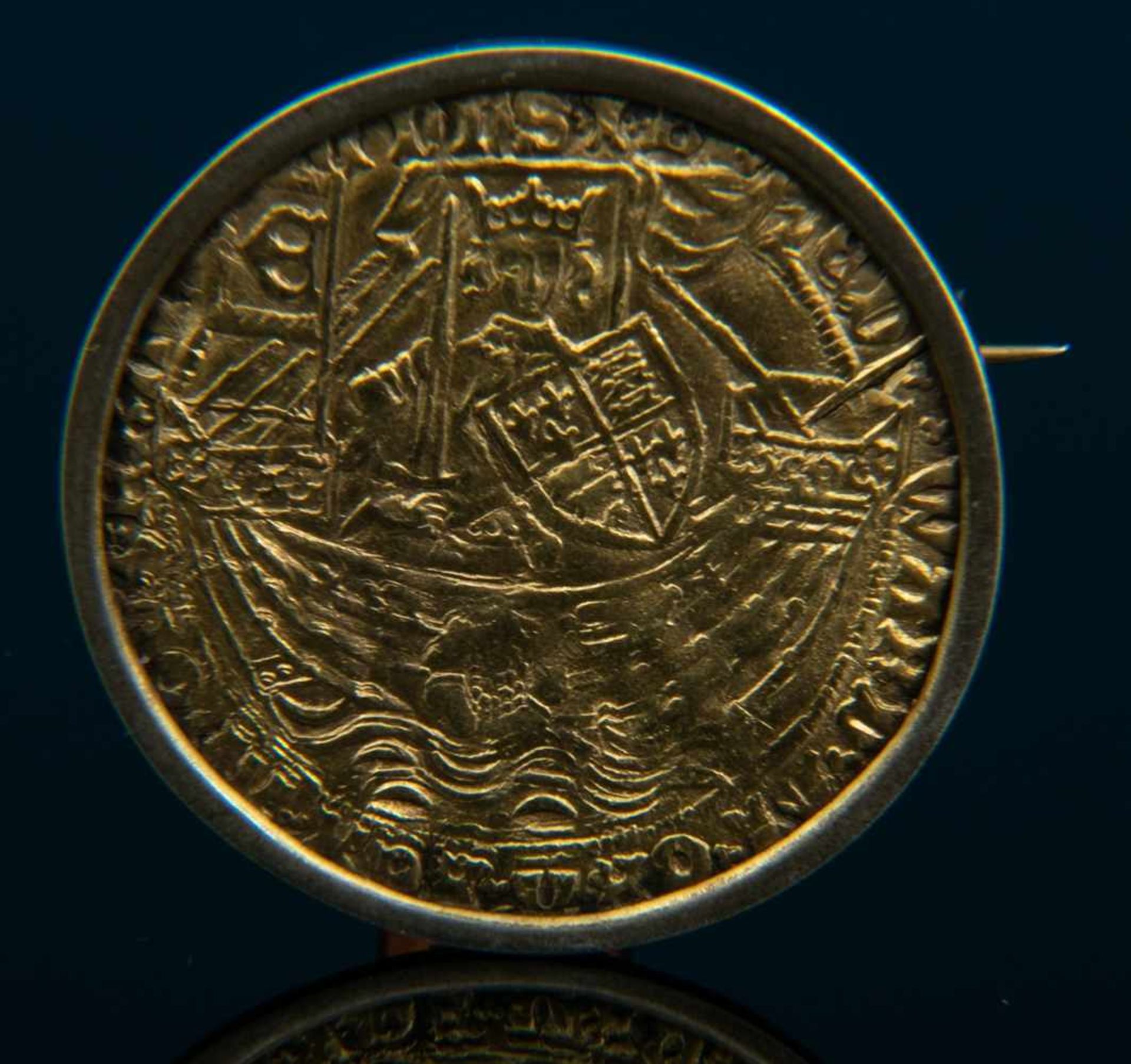 GOLD RYAL / ROSE NOBLE - Goldmünze. England 15. - 17. Jhd., vorderseitig König mit Schwert, Schild & - Bild 3 aus 15