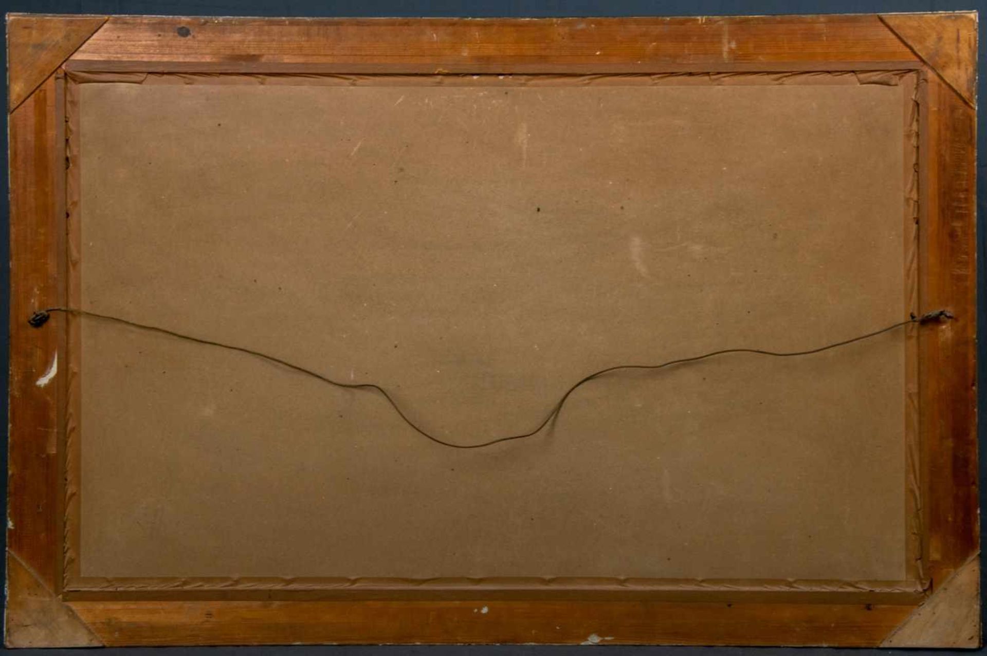 "Sommerliche Kutschfahrt" - großformatiges Aquarell, ca. 60 x 100 cm, signiert "Wallburg, Egon - - Bild 6 aus 6