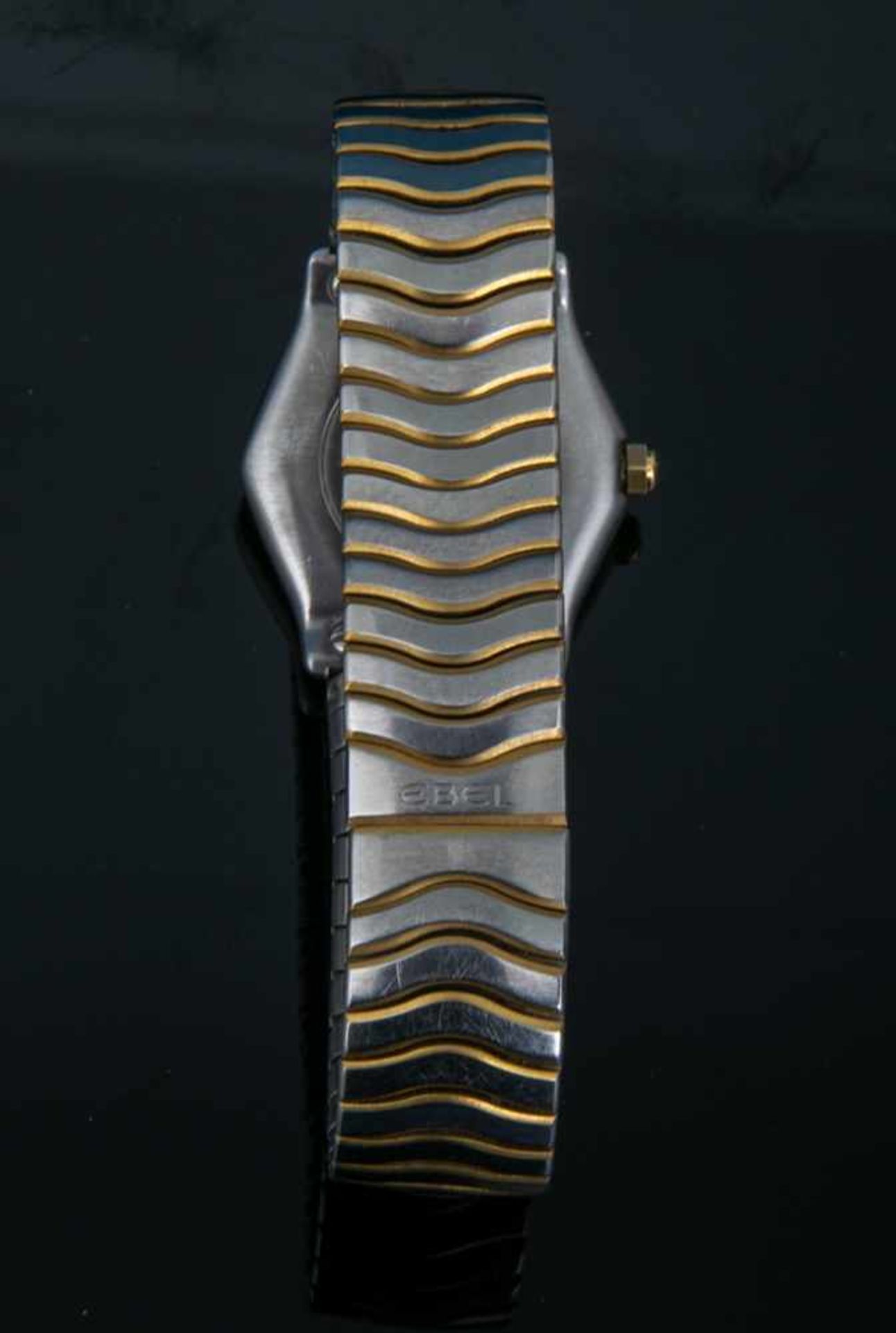 EBEL - CLASSIC WAVE. Gehäuse & Armband in Stahl/Gold Ausführung mit Faltschließe. Ungeprüftes - Bild 7 aus 11