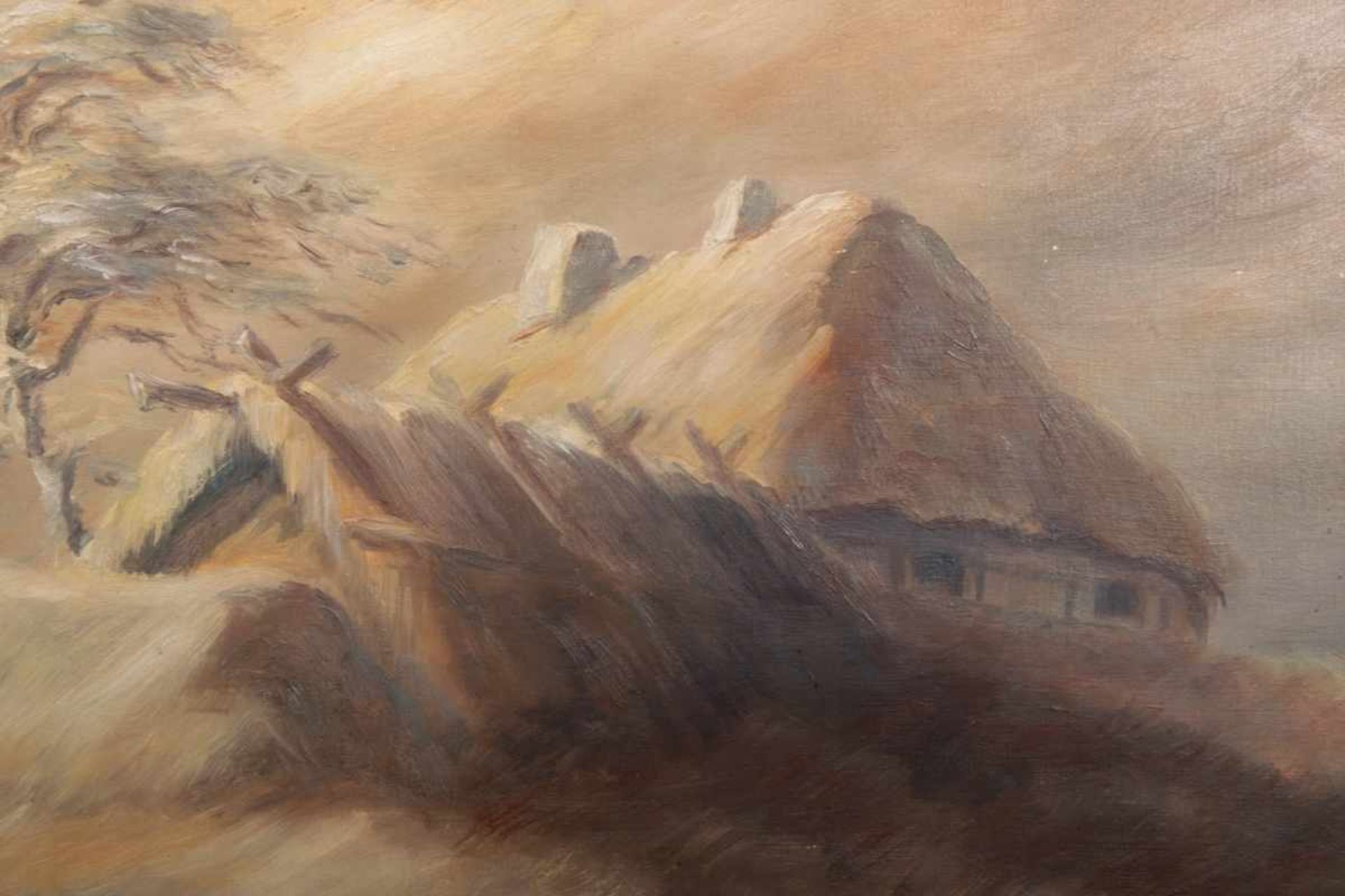 "Sturm". Gemälde, Öl auf Spanholzplatte, signiert unten rechts L. Aschenbrenner = Lennart - Image 2 of 6
