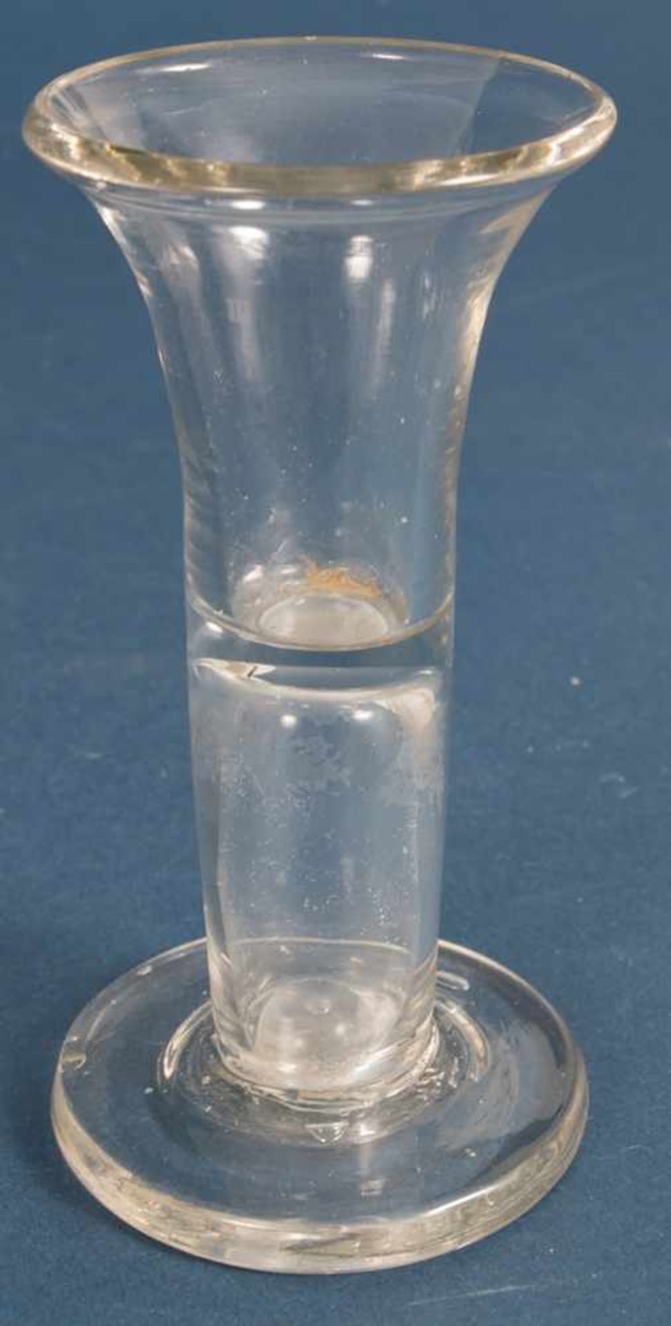 Antikes Lauenstein`er - "WACHTMEISTER" - Trinkglas/Schnapsglas/Likörglas, 19. Jhd., farbloses - Bild 2 aus 6