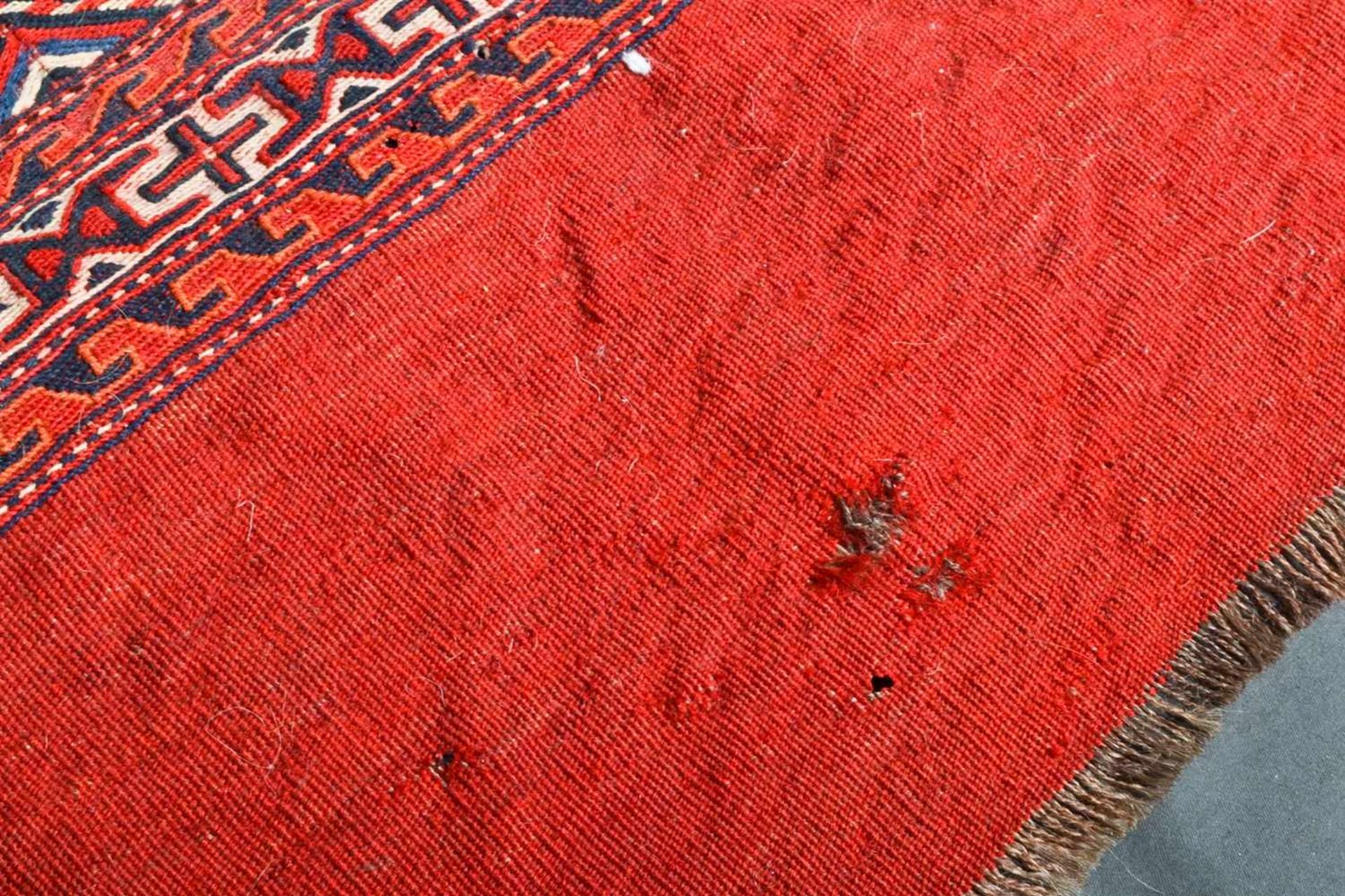 3teiliges Konvolut "alte und antike" Teppiche, bestehend aus drei versch. Kelim bzw. Flachgewebe- - Bild 6 aus 14