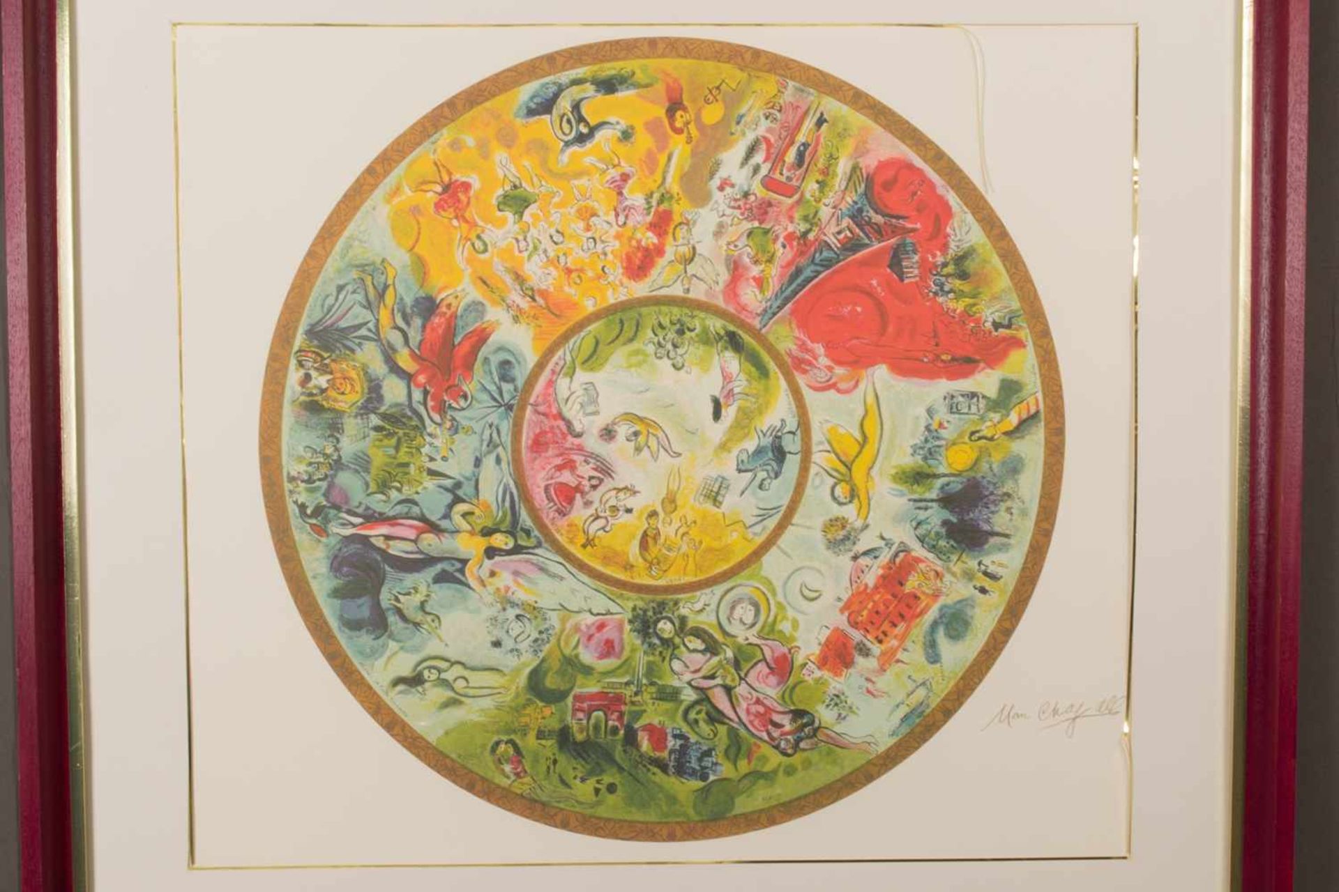 MARC CHAGALL: "PARIS OPERA CEILING" - Das Deckengemälde in der Pariser Oper. Farboffset - - Image 2 of 10