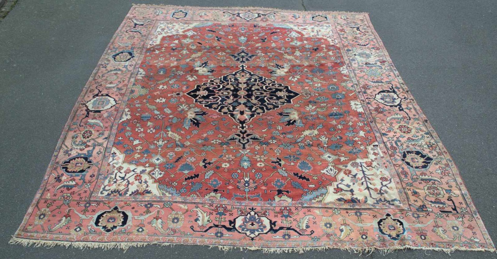 Antiker Teppich, Persien Anfang 20. Jhd. Schöner Erhalt, geringe Alters- & Gebrauchsspuren, wenige