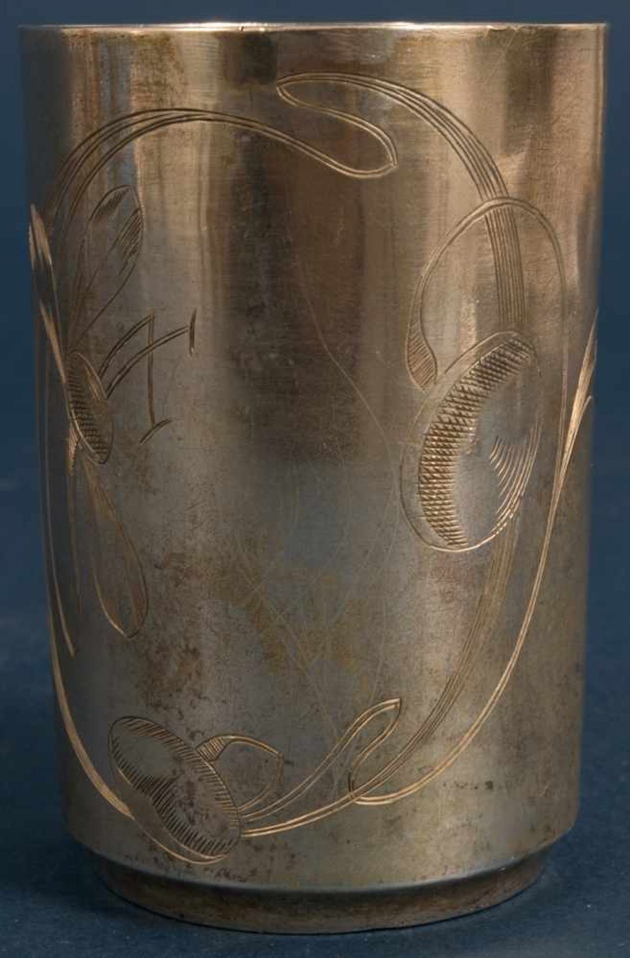 5teilige Sammlung versch. russischer Silberbecher, 875er Silber/84 Zolotnik. Versch. Alter, - Bild 30 aus 36