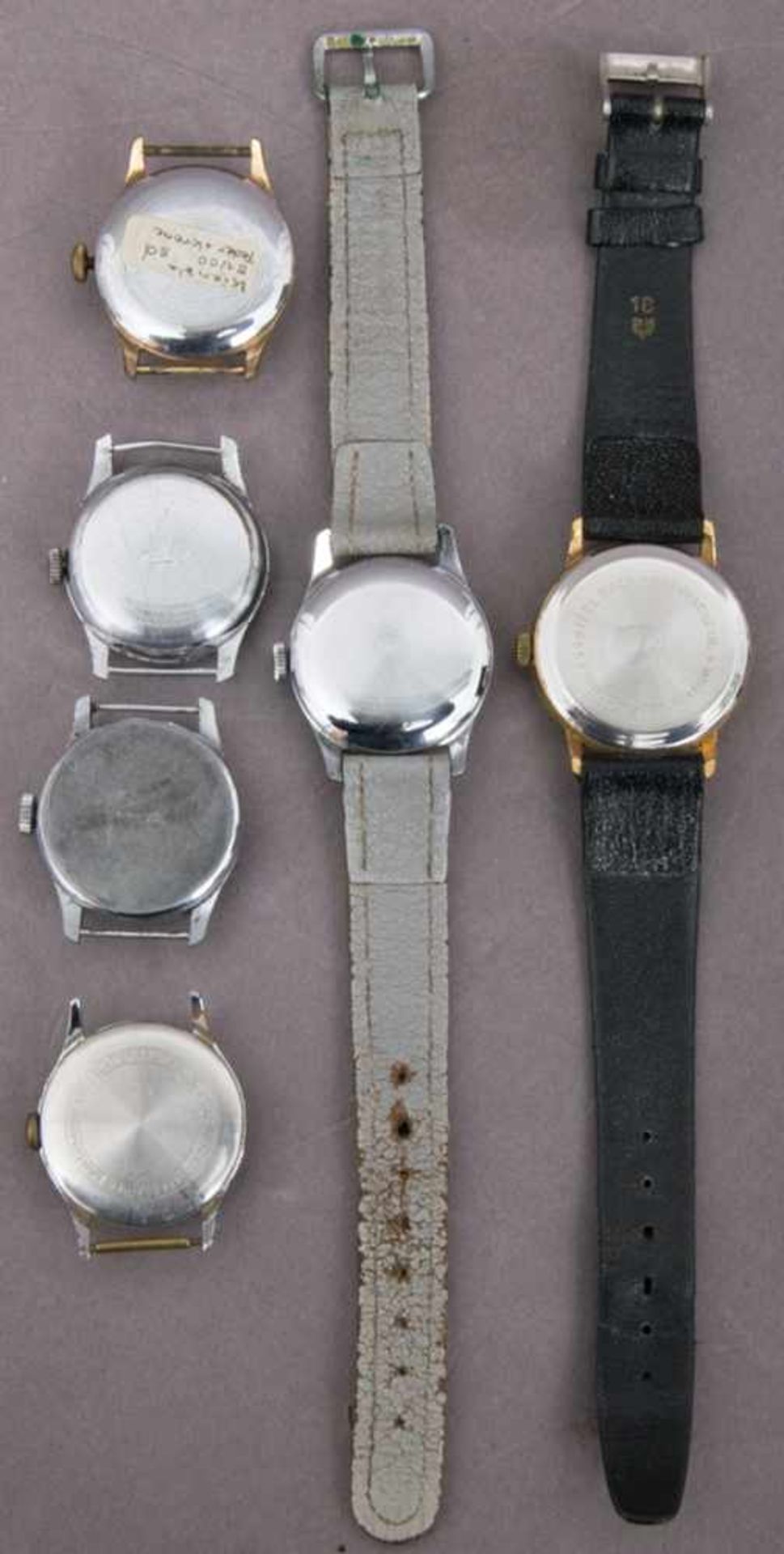 6teiliges Konvolut versch. KIENZLE-Herrenarmbanduhren der 1950er/60er & 70er Jahre. Versch. Modelle, - Image 2 of 3