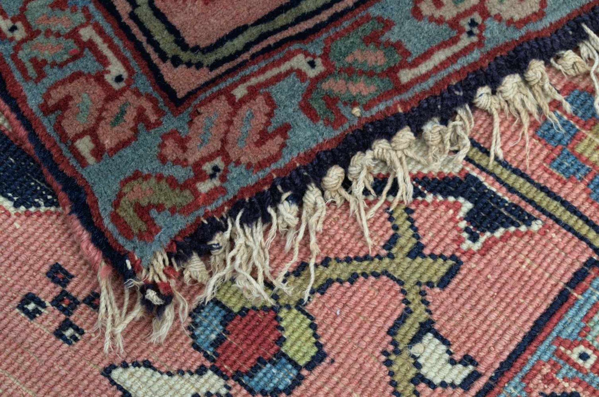 Antiker Teppich, Persien Anfang 20. Jhd. Schöner Erhalt, geringe Alters- & Gebrauchsspuren, wenige - Image 12 of 12