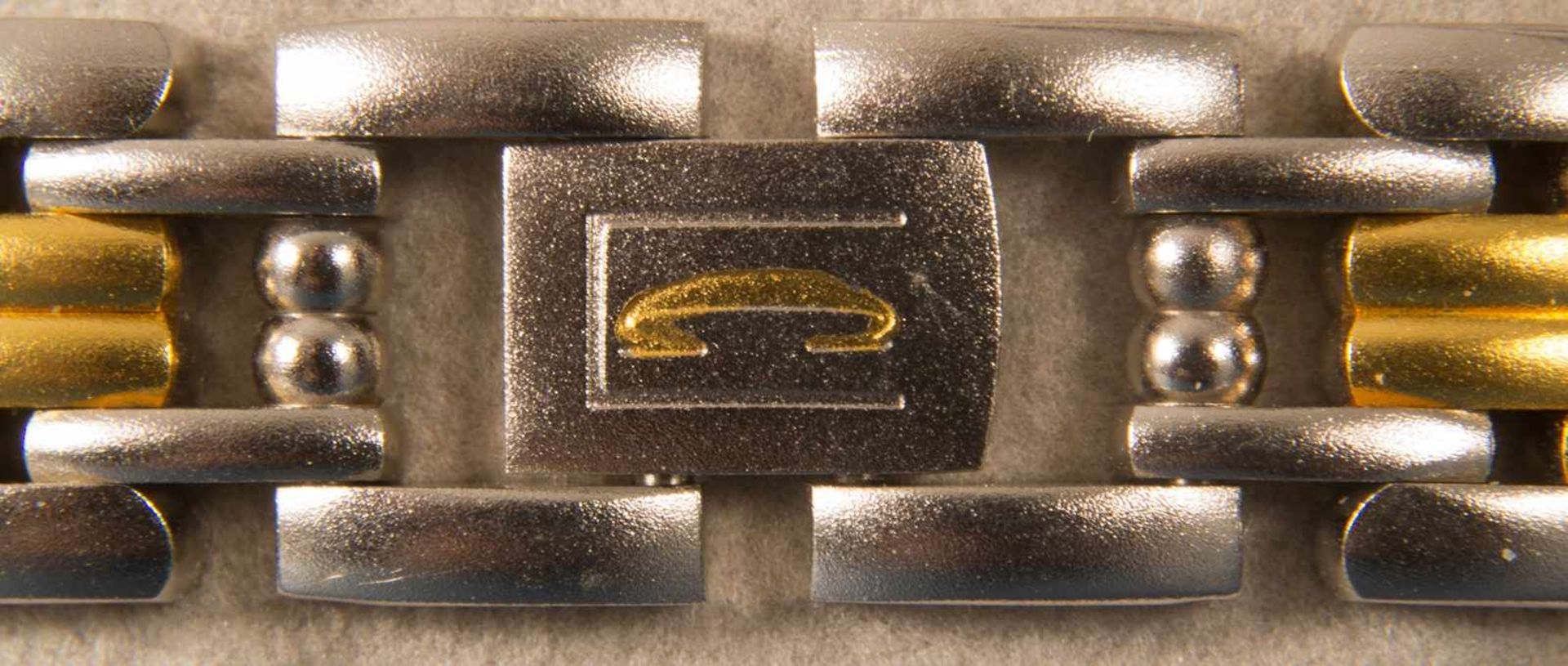 CITIZEN - CLARITI - BICOLOR (Stahl/Gold) Damenarmbanduhr, Ziffernblatt mit figürlicher Vignette (Reh - Bild 6 aus 8