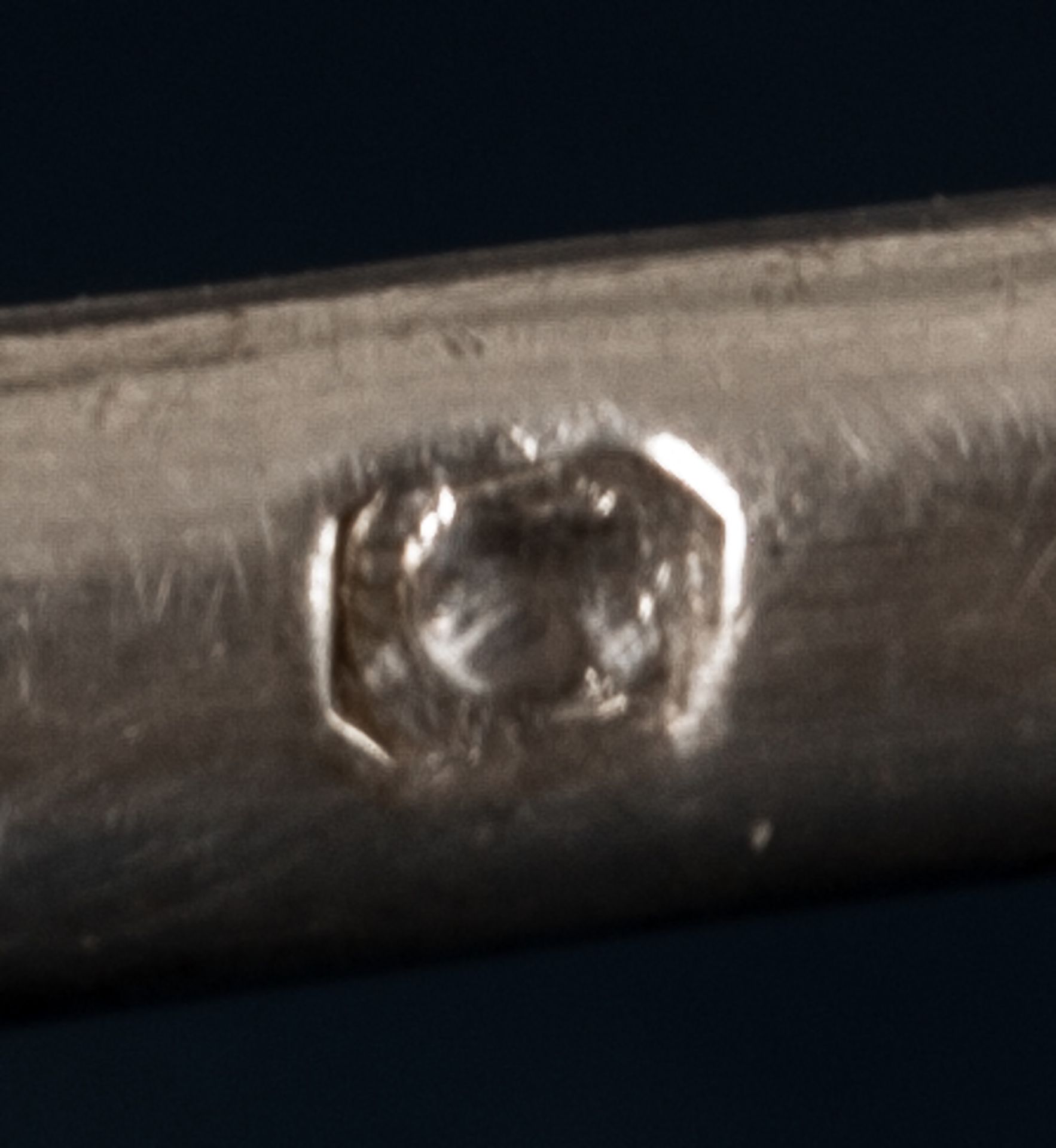 Antike, französische Zuckerzange, 950er Silber, ca. 55 gr. Schwere Zange mit "Löwentatzen"-Greifern. - Bild 7 aus 9