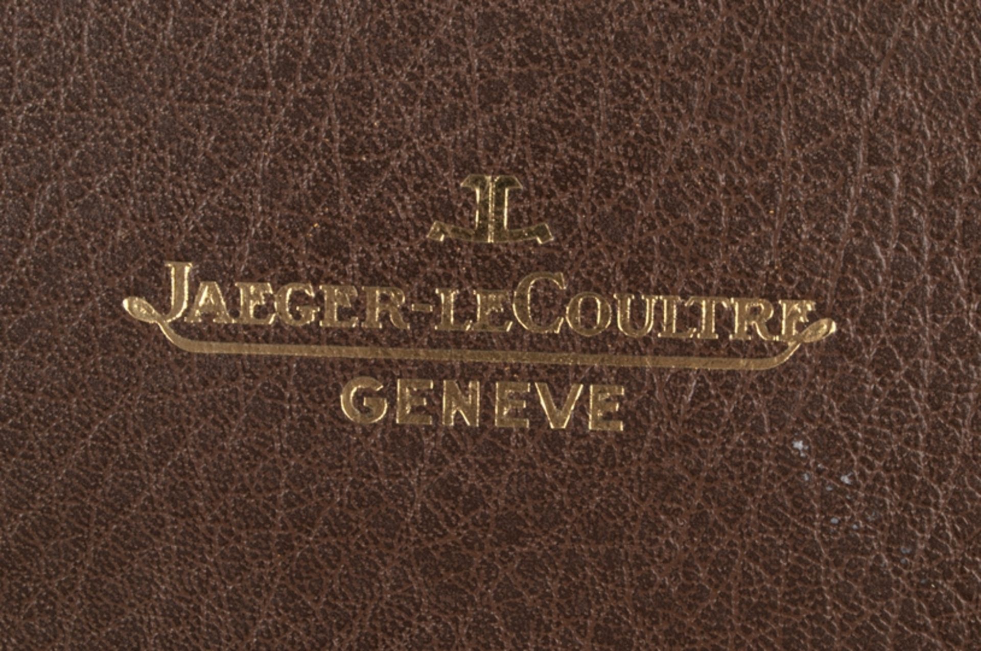 "JAEGER LE COULTRE" - Uhrenbox der 1960er/70er Jahre. Unperfekter Erhalt. - Image 6 of 6