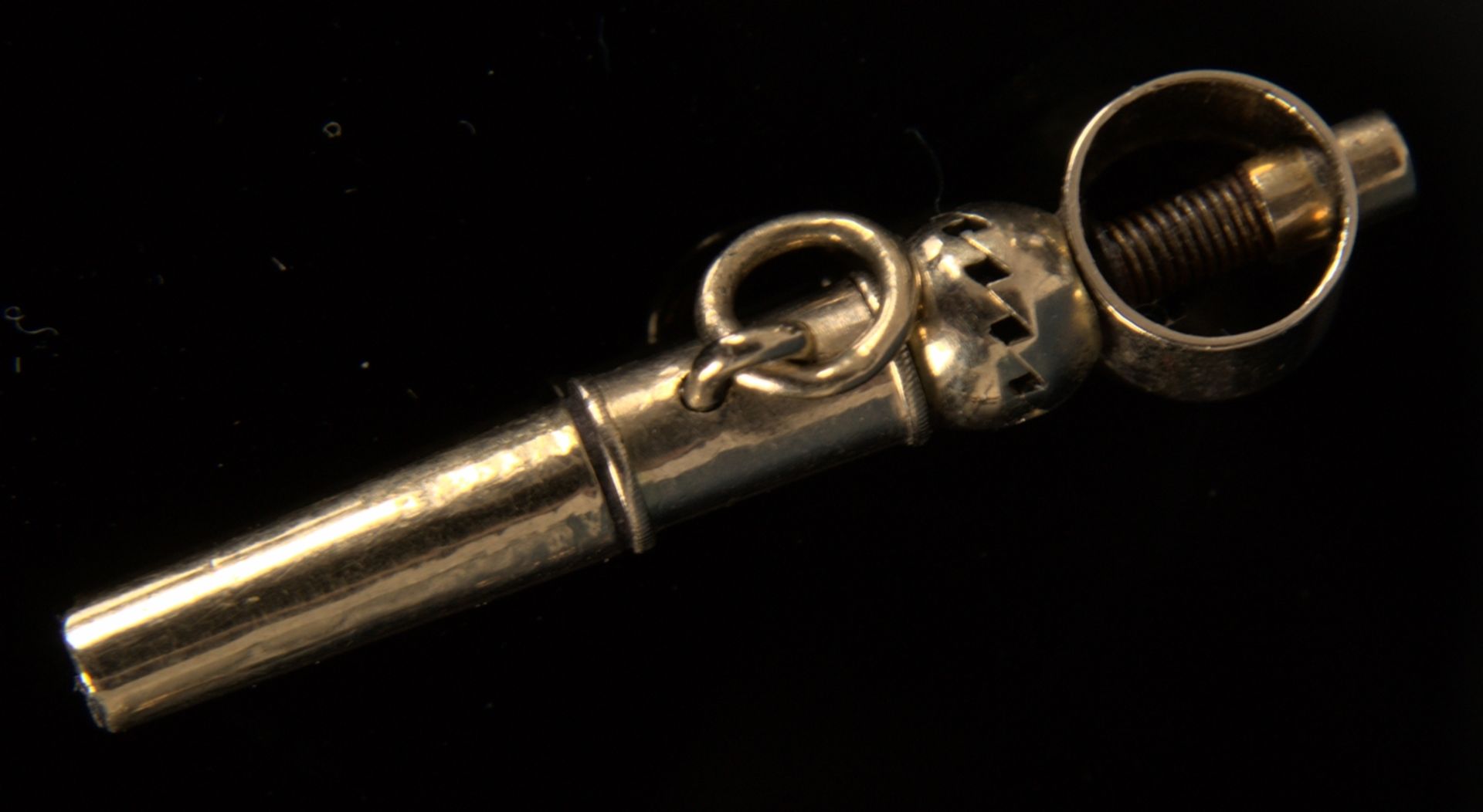 9teilige Sammlung versch. Taschenuhrenschlüssel, überwiegend 19. Jhd. Versch. Alter, Größen, - Bild 11 aus 18