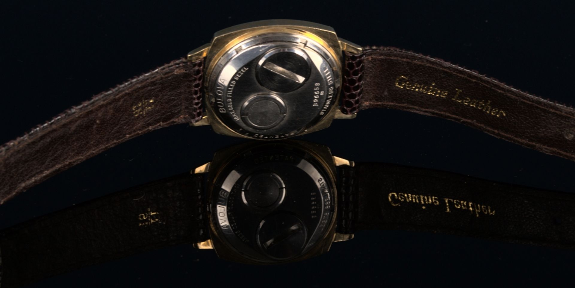 "BULOVA ACCUTRON" Herrenarmbanduhr der 1960er/70er Jahre in optisch sehr schöner Erhaltung. - Image 5 of 9