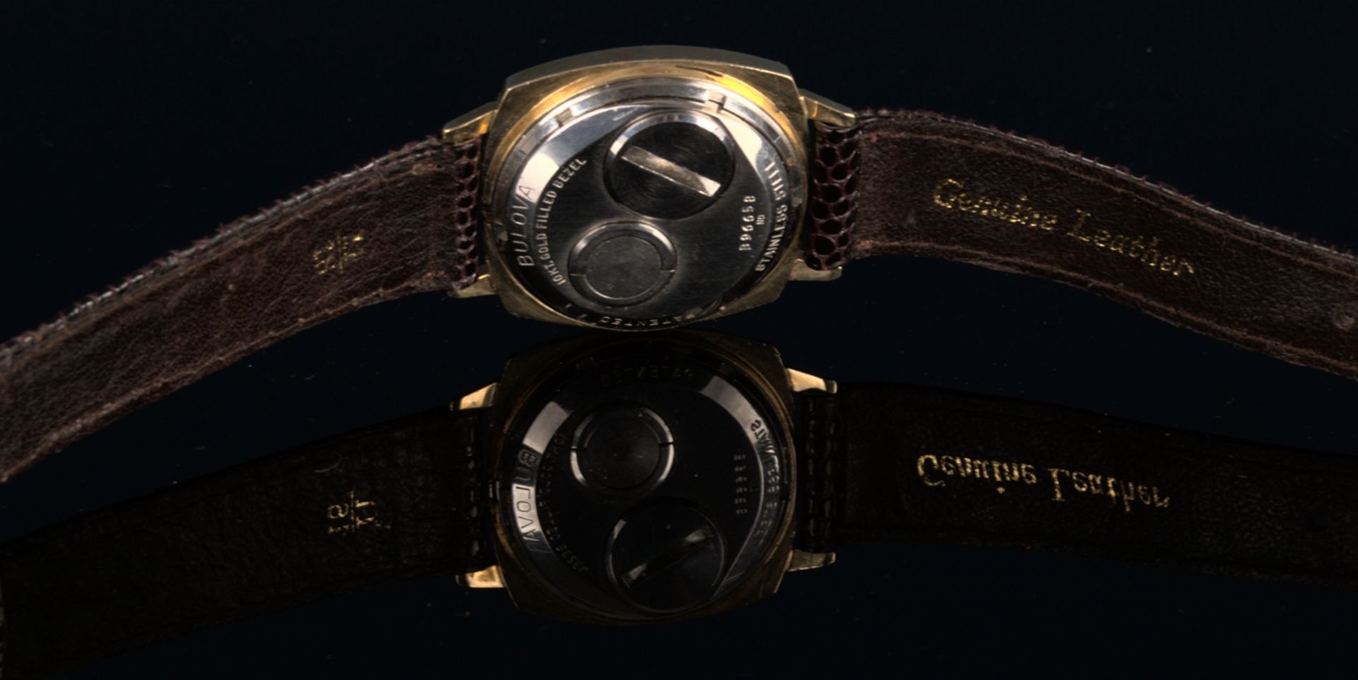 "BULOVA ACCUTRON" Herrenarmbanduhr der 1960er/70er Jahre in optisch sehr schöner Erhaltung. - Bild 5 aus 9