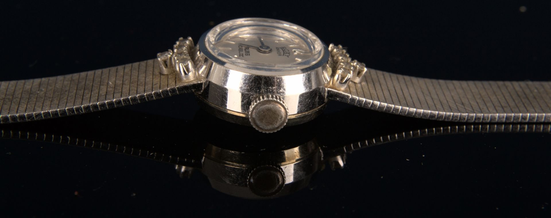 Elegante COCKTAIL - Damenarmbanduhr der Marke "ANKER - ROXY" - 17 Rubis - Incabloc. Handaufzug, - Image 10 of 11