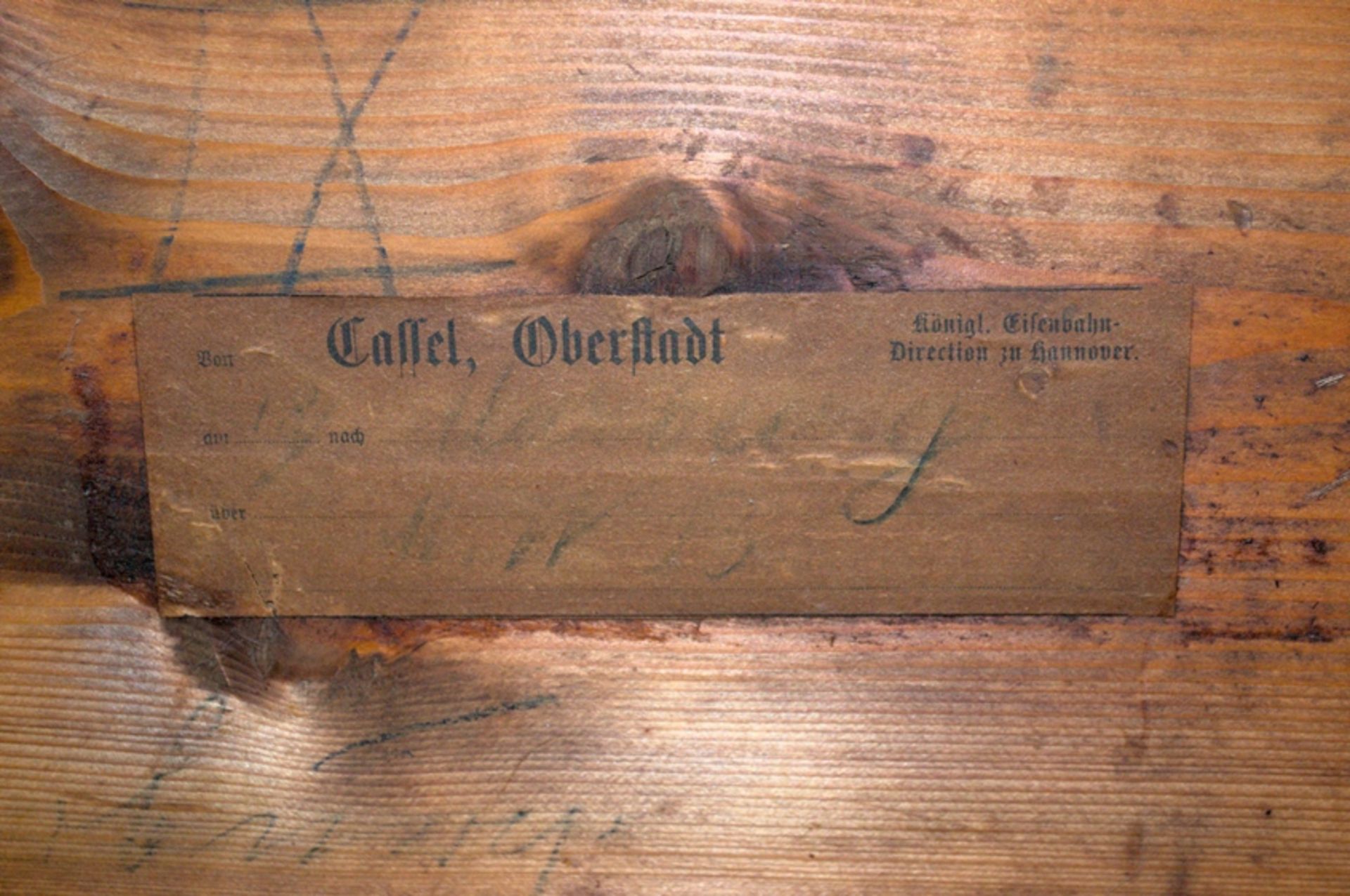 Konsoltisch/Spieltisch. Spätes Biedermeier um 1840/50. Kirschbaum massiv & furniert. Gepflegter - Image 22 of 24