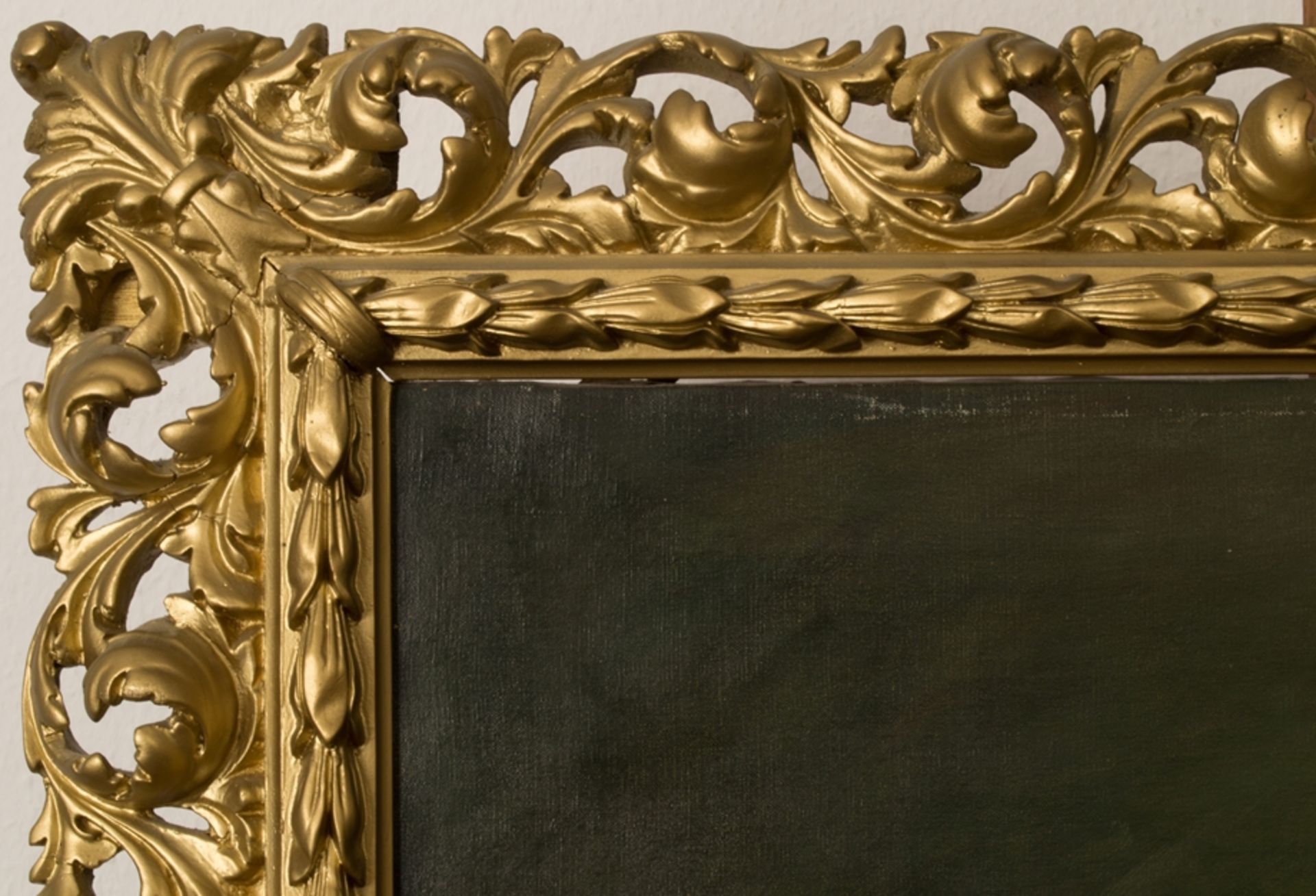 "Klatschmohn" - dekoratives Stilleben, Gemälde, Öl auf Leinwand, ca. 91 Höhe, ca. 62 cm Breite. - Bild 7 aus 9