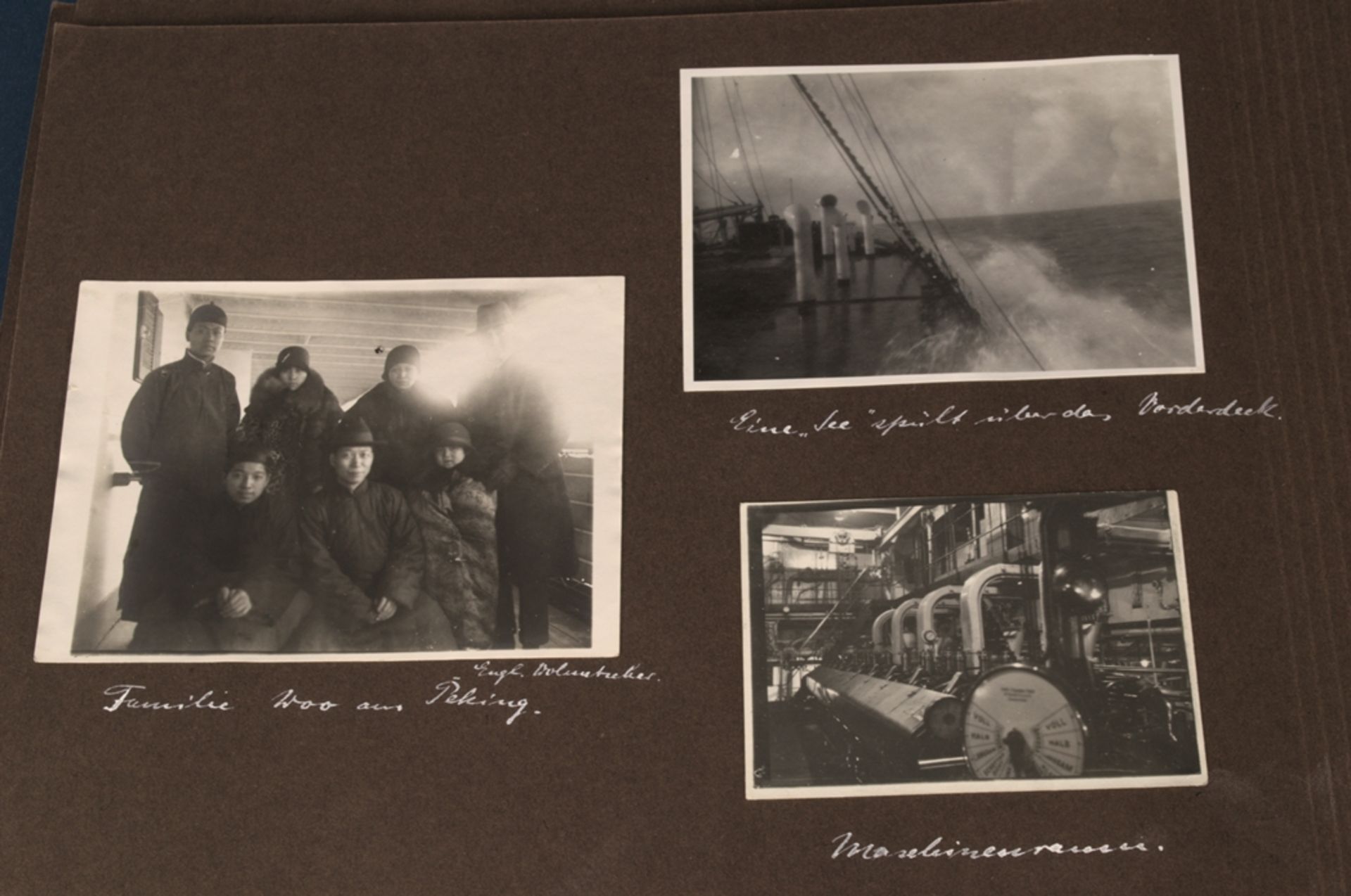 "Meine Ostasien- Seereise" von 1927 - 1928 auf der "M.S. Vogtland". Fotoalbum mit insgesamt ca. - Image 15 of 25