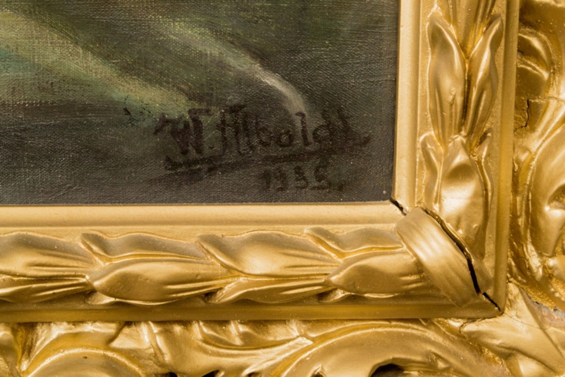 "Klatschmohn" - dekoratives Stilleben, Gemälde, Öl auf Leinwand, ca. 91 Höhe, ca. 62 cm Breite. - Bild 4 aus 9