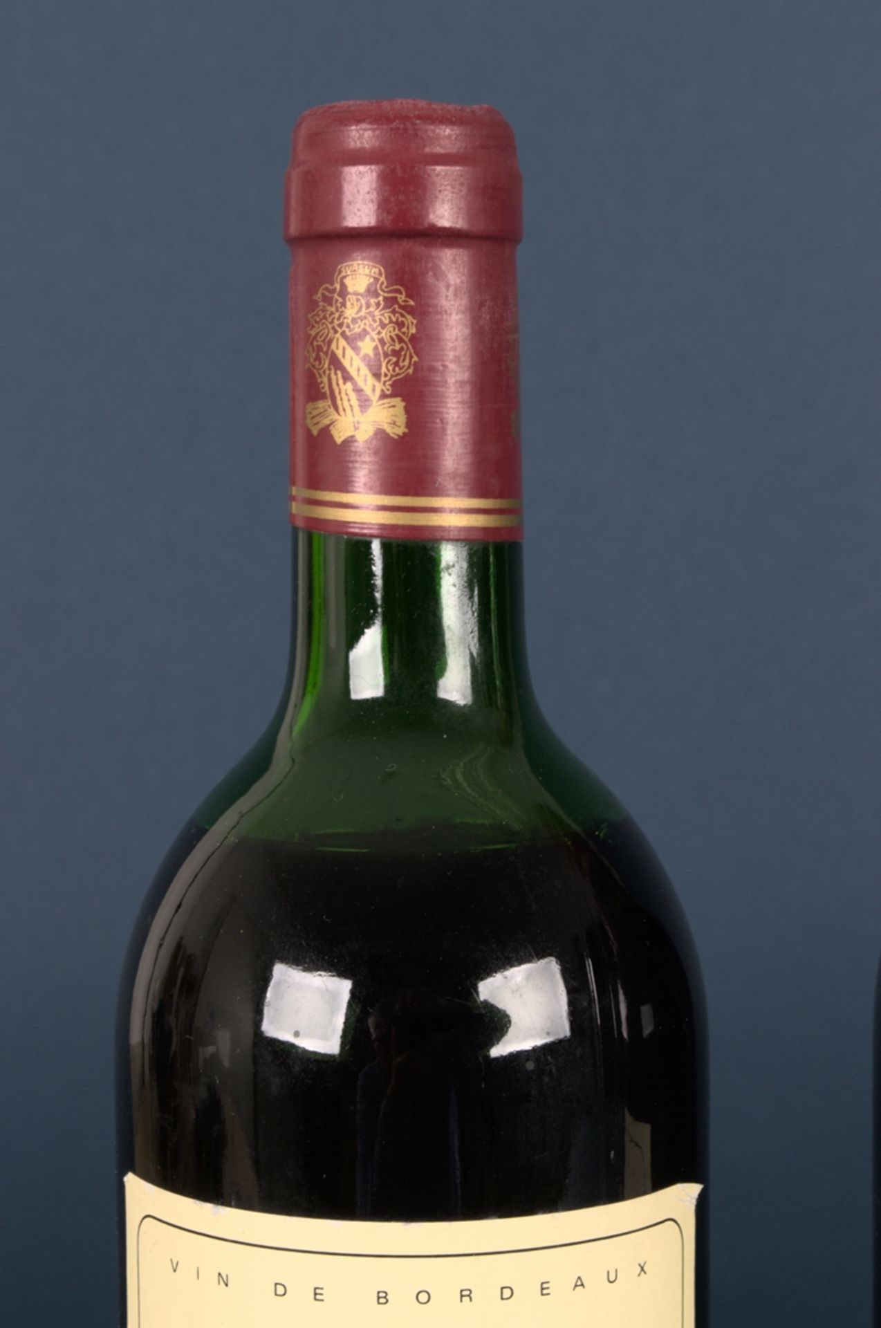 5 Flaschen Rotwein 1986er "Chateau La Fleur David " - Bordeaux. Leicht differierende Füllstände; 0, - Image 3 of 21