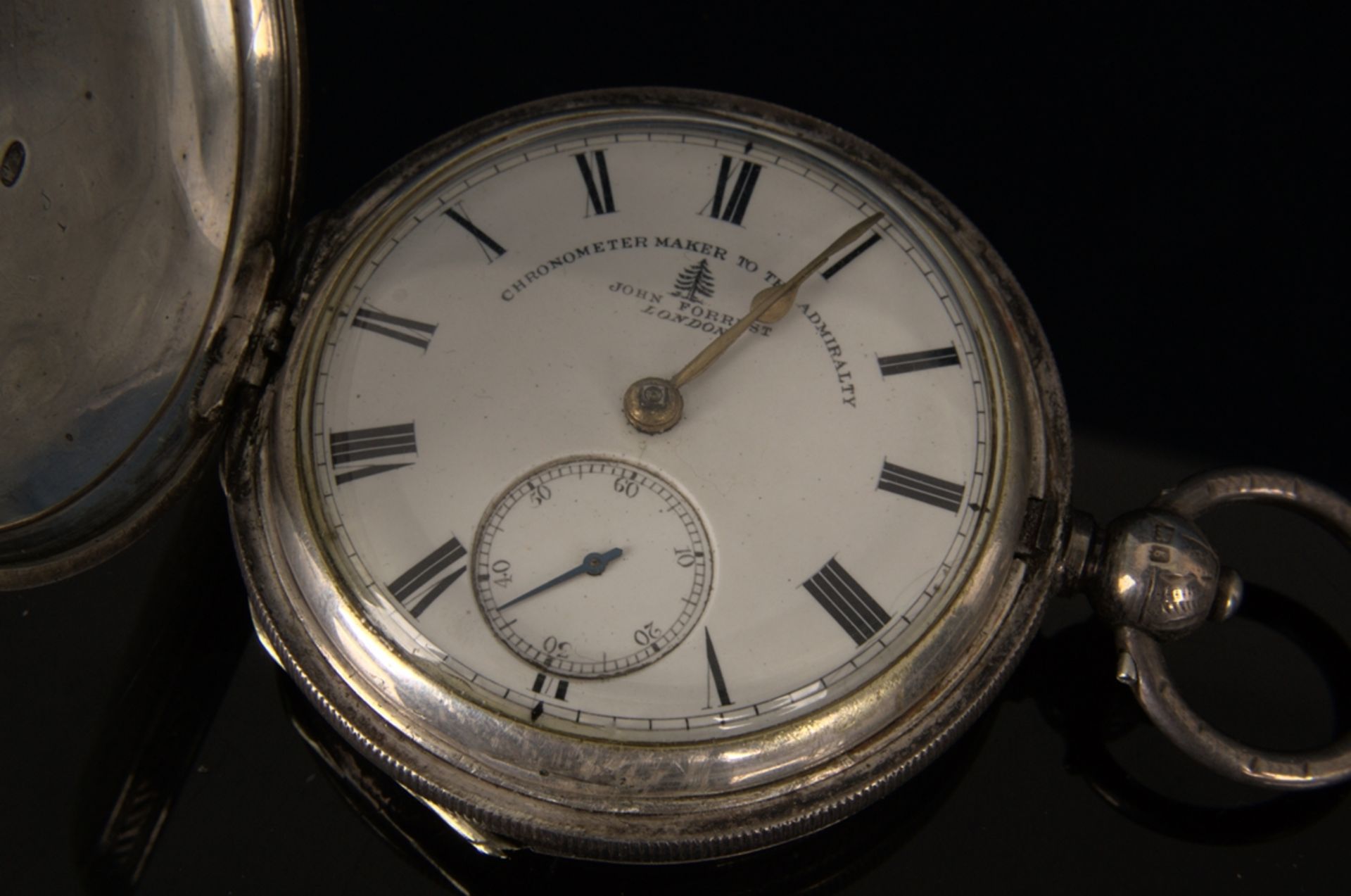 "John Forrest - Chronometermaker to the Admirality - London". Schwere englische Savonette