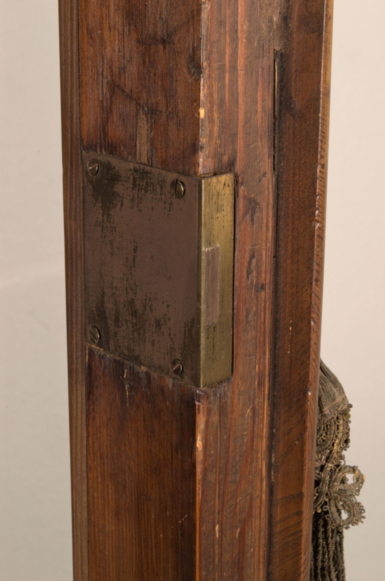 Barocker Stollenschrank/Glasschrank, norddeutscher Spätbarock Ende 18. Jhd., zu restaurierender - Bild 33 aus 41