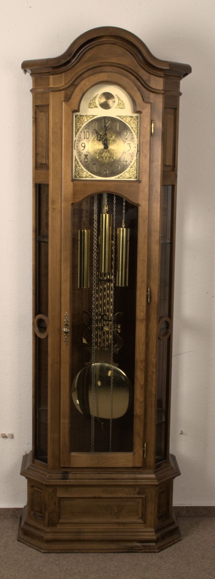 Große Bodenstanduhr der Marke "Interclock", dreigewichtiges, mechanisches Uhrwerk, dreiseitig - Bild 2 aus 12