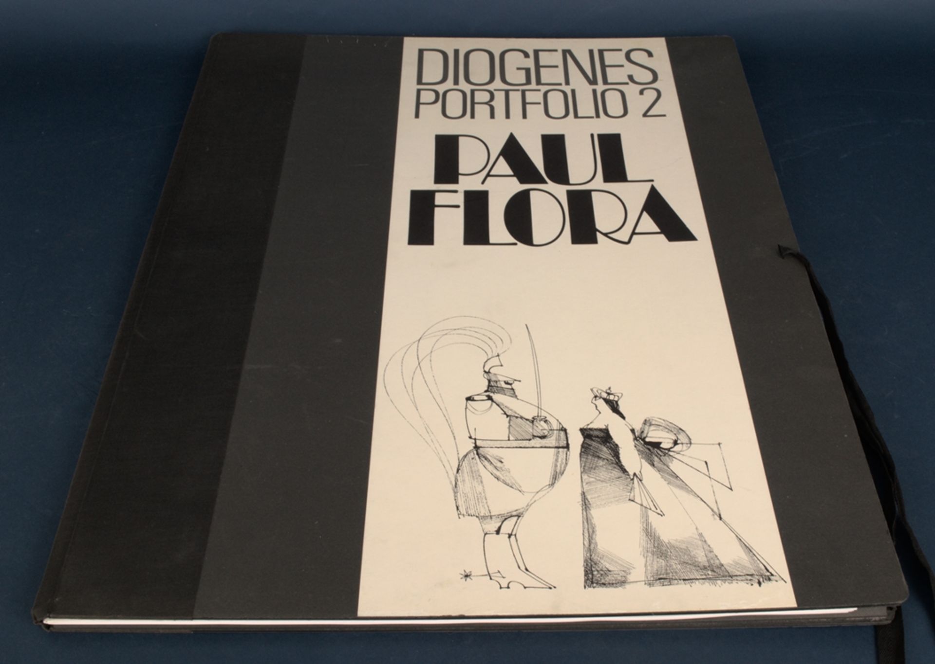 "DIOGENES PORTFOLIO II" - in limitierter Auflage erschienenes Mappenwerk des Paul Flora (1922 -
